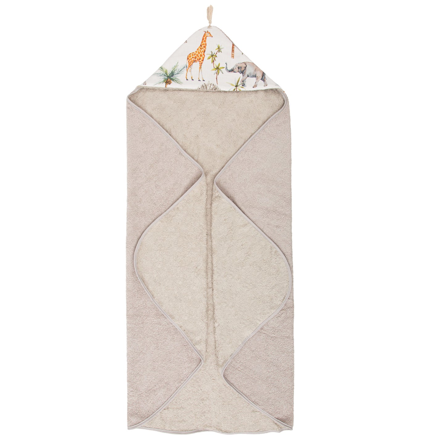 Toalla con Capucha Bimbidreams Africa Beige