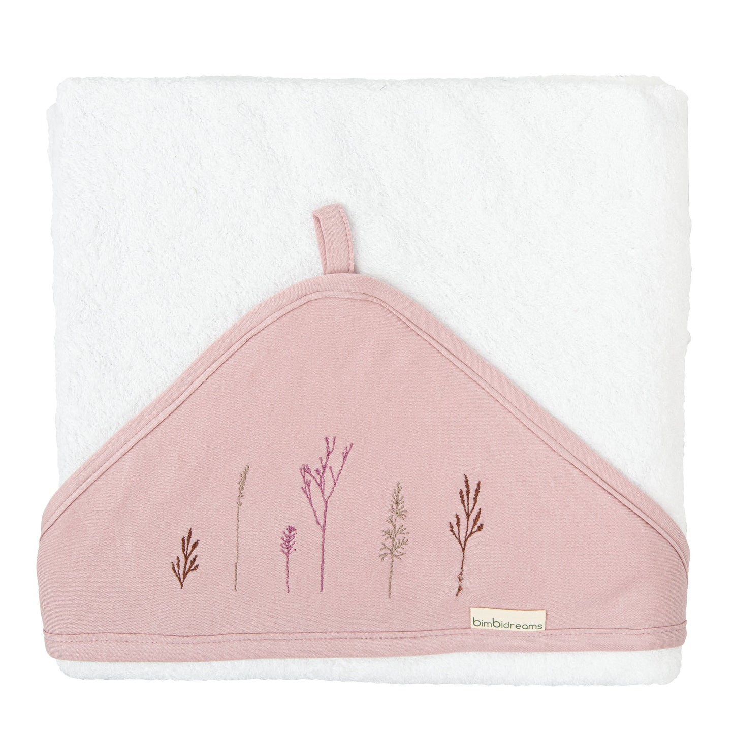 Toalla con Capucha Bimbidreams Niza Blanca