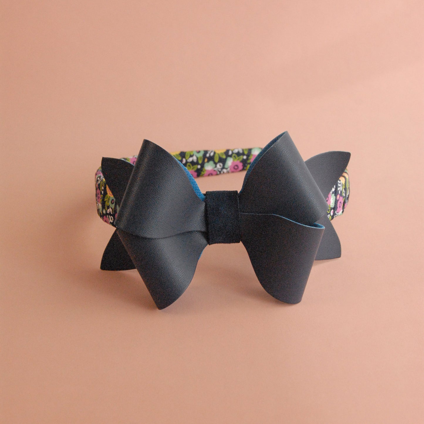 Diadema MrFox Maxi Moño Azul Oscuro