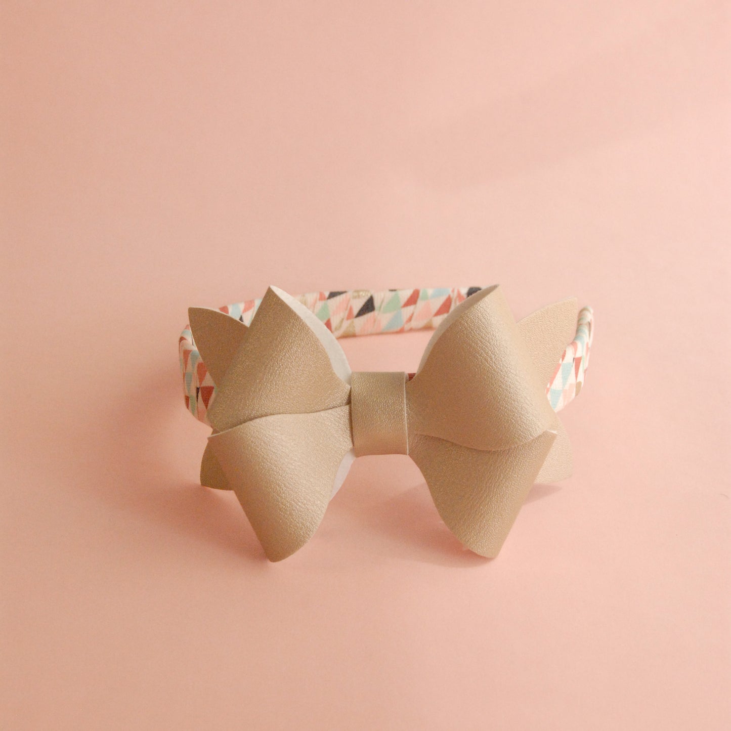 Diadema MrFox Maxi Moño Dorado