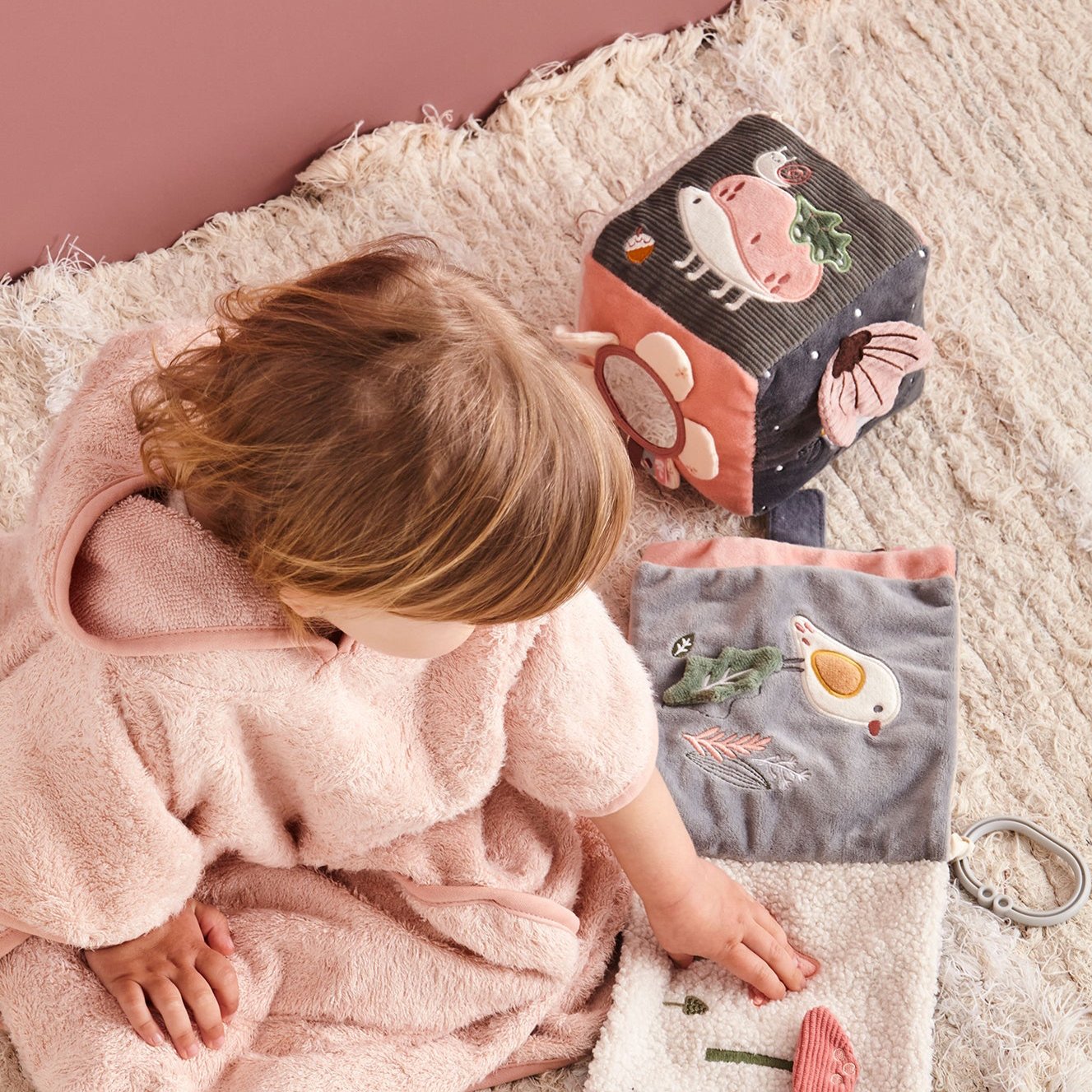 Cubo Sensorial Bimbidreams Coral