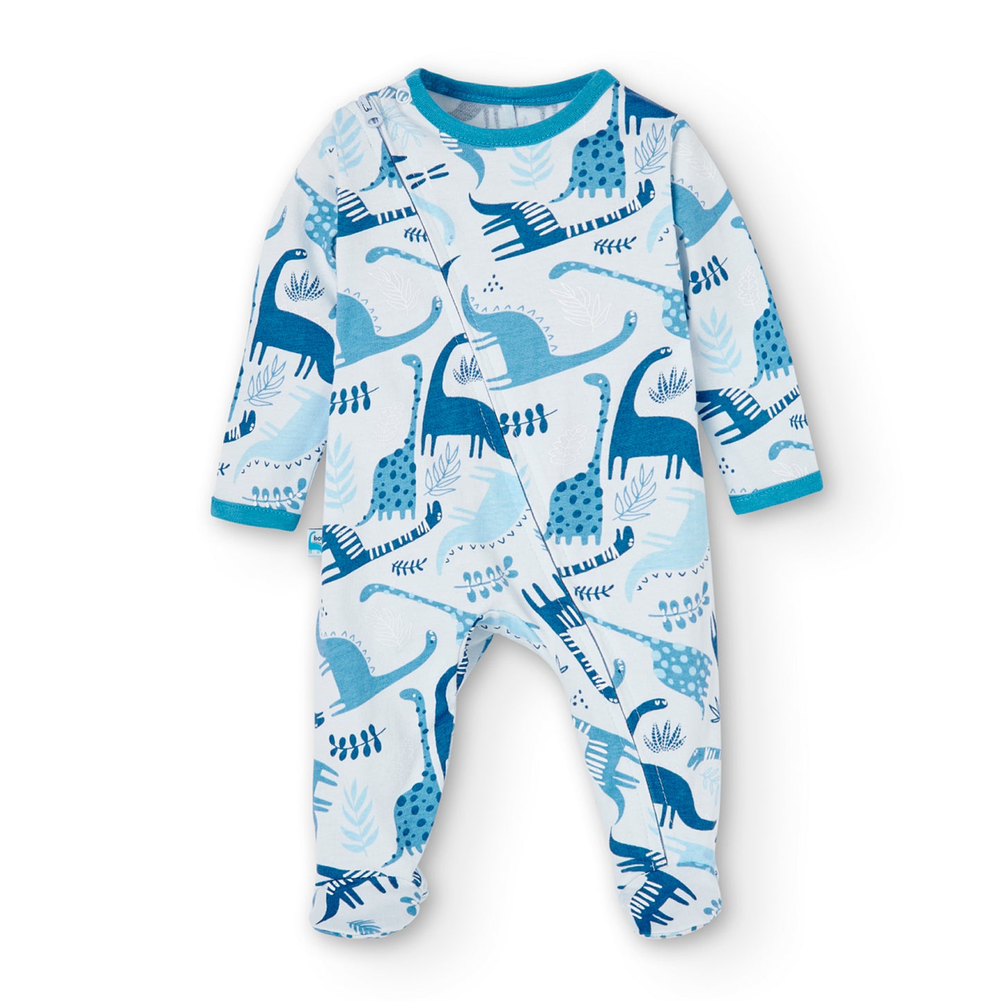 Pijama con Cremallera Boboli Dinosaurios Azul