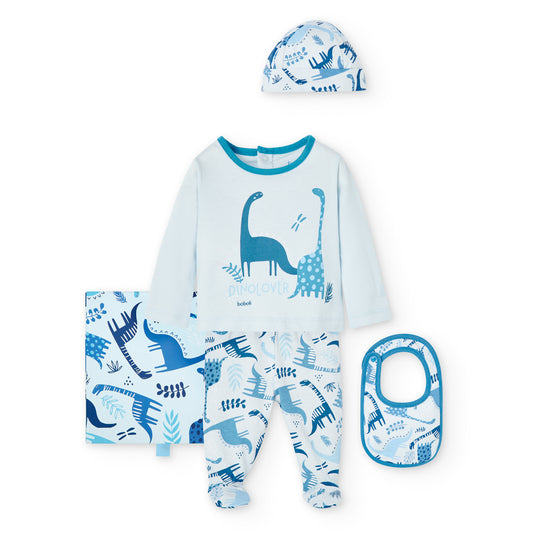 Kit Primera Muda Boboli Dino Azul