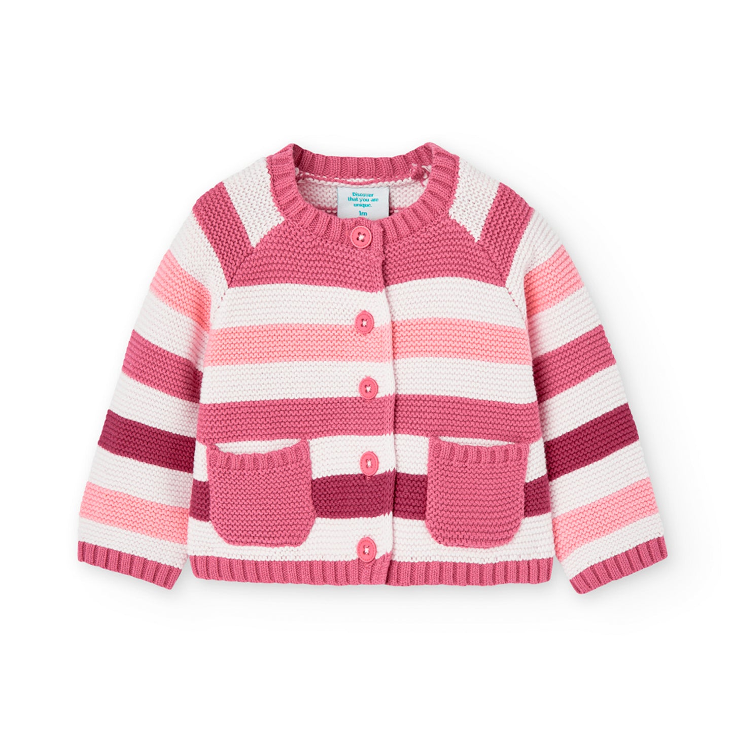 Sweater Boboli Rayas Rosa