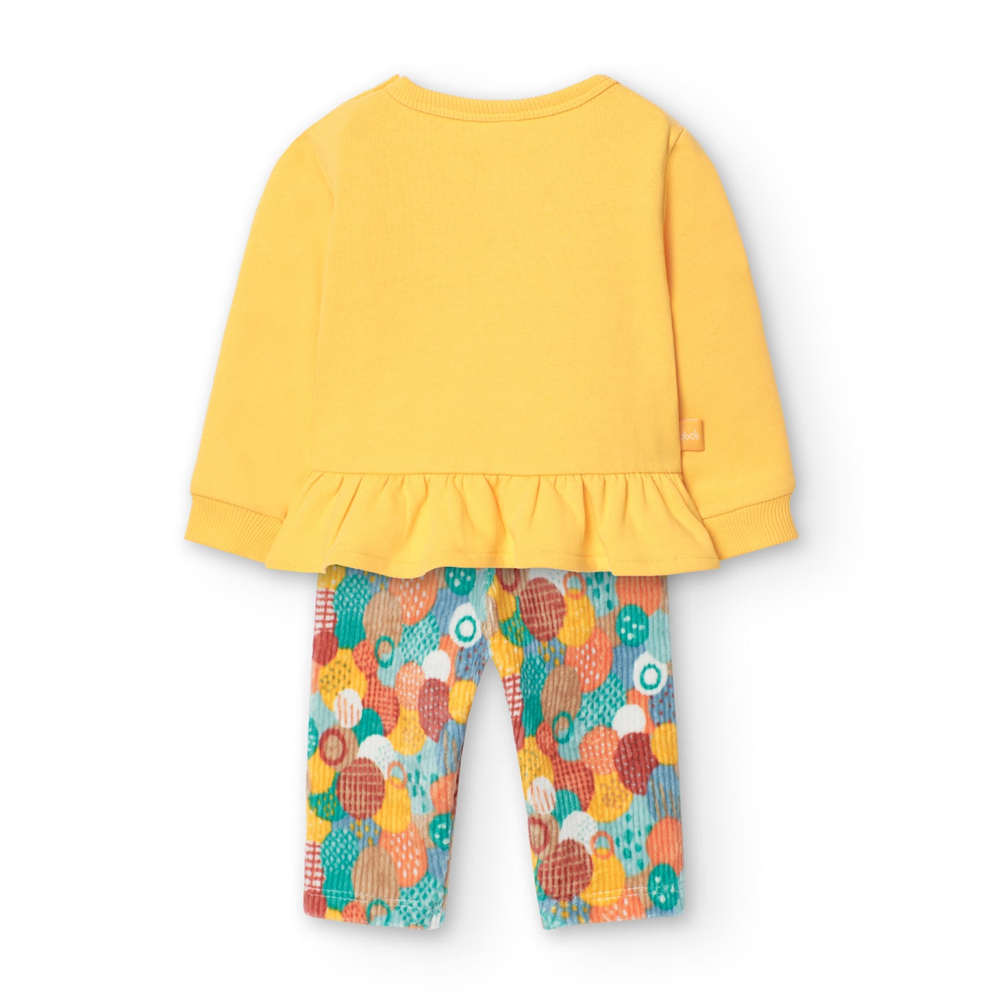 Conjunto Pana Boboli Dots y Dinos Ambar