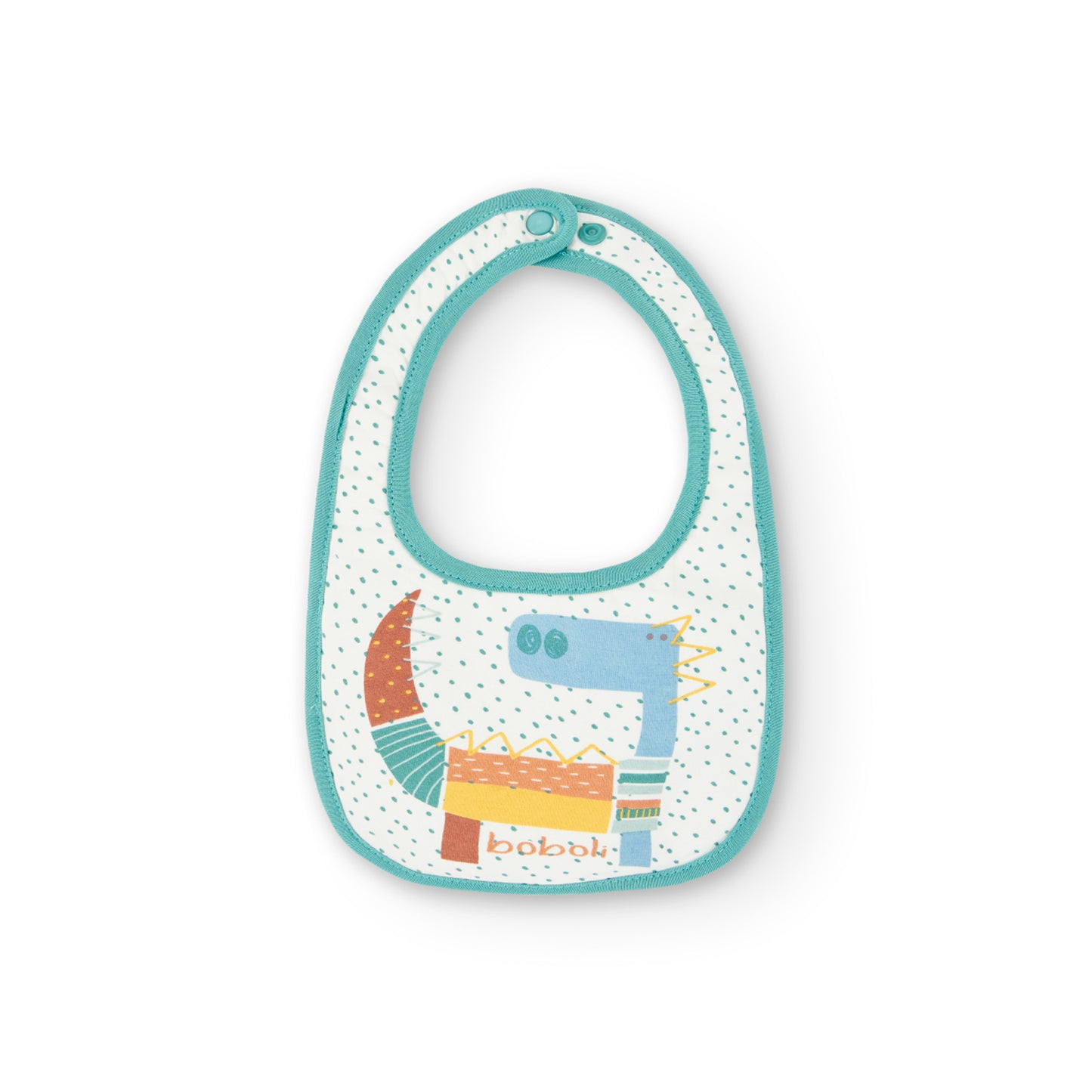 Babero Boboli Dots y Dinos Opalo