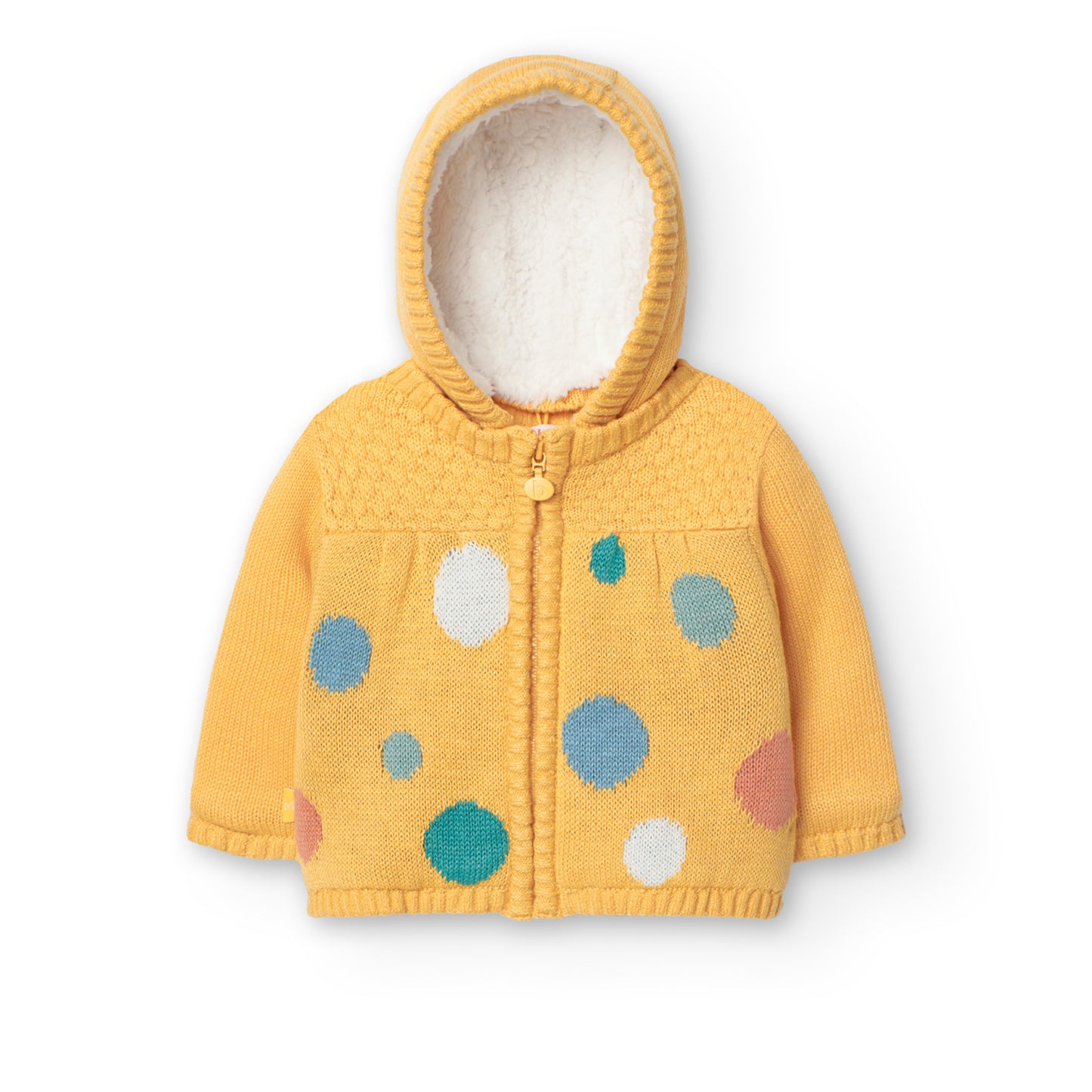 Sweater Abrigado Boboli Dots y Dinos Ambar