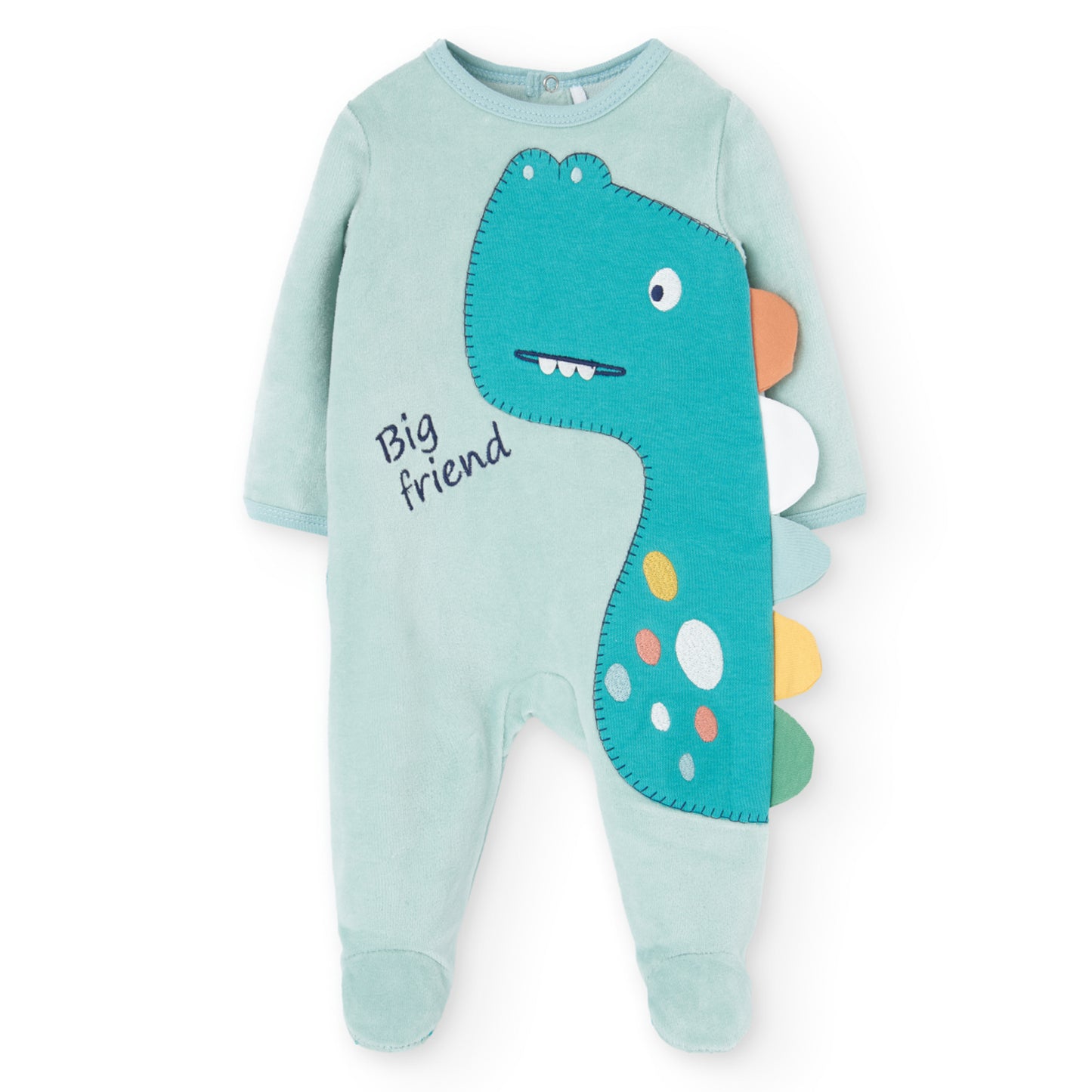 Pijama Terciopelo Boboli Dots y Dinos Opalo