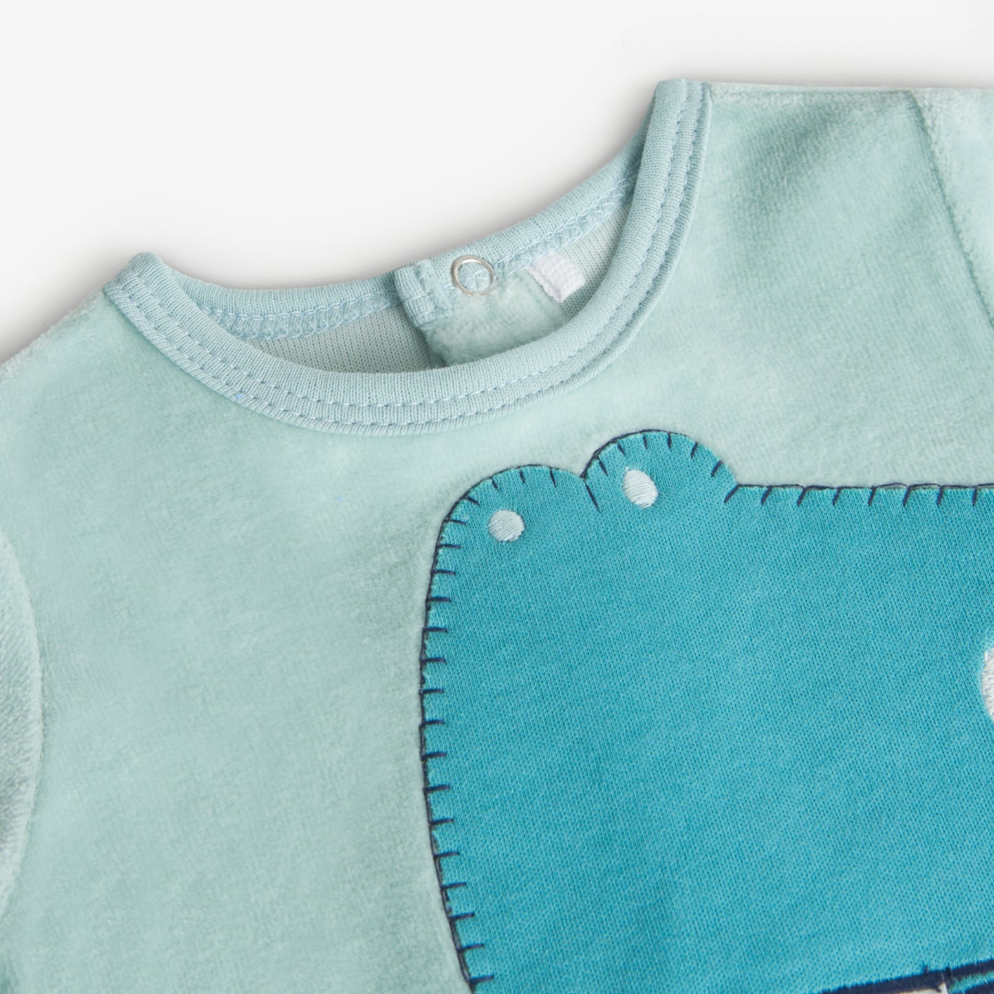 Pijama Terciopelo Boboli Dots y Dinos Opalo