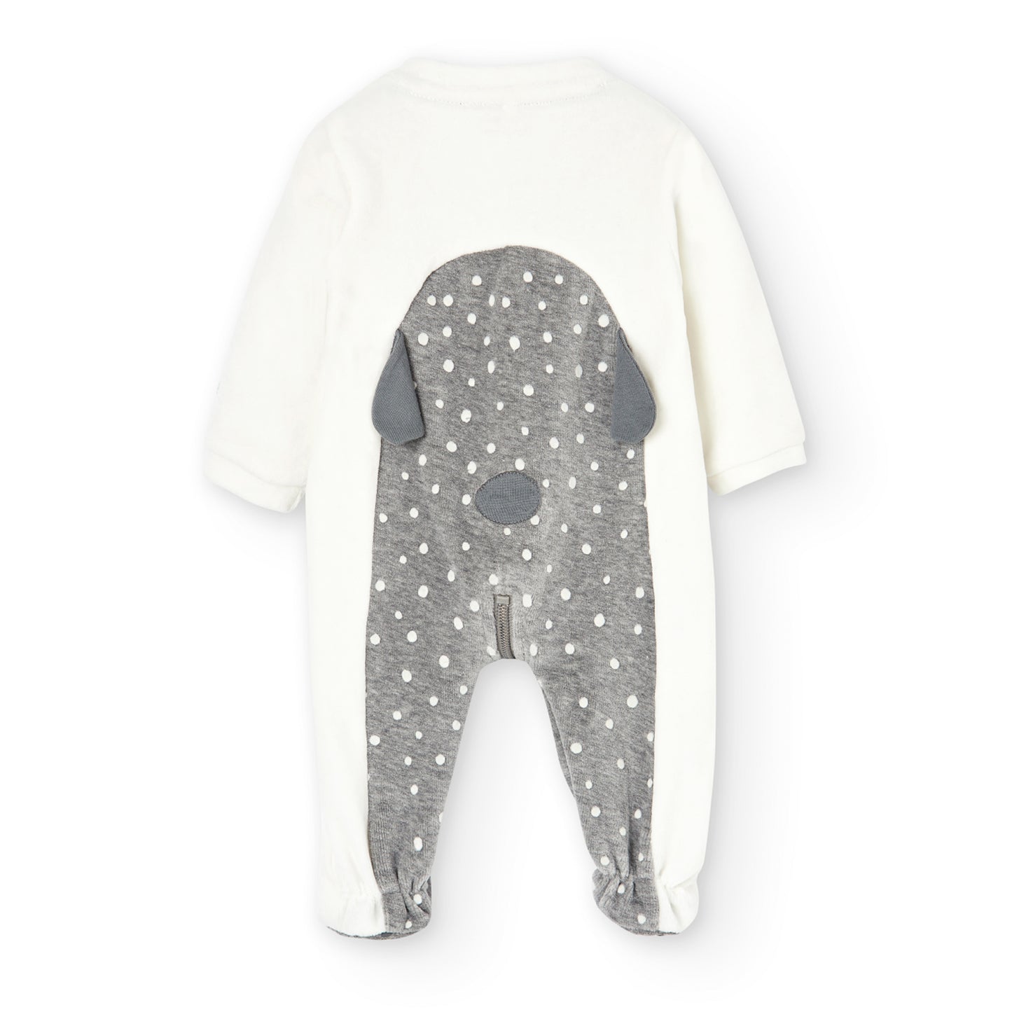 Pijama Terciopelo Boboli Perrito Gris