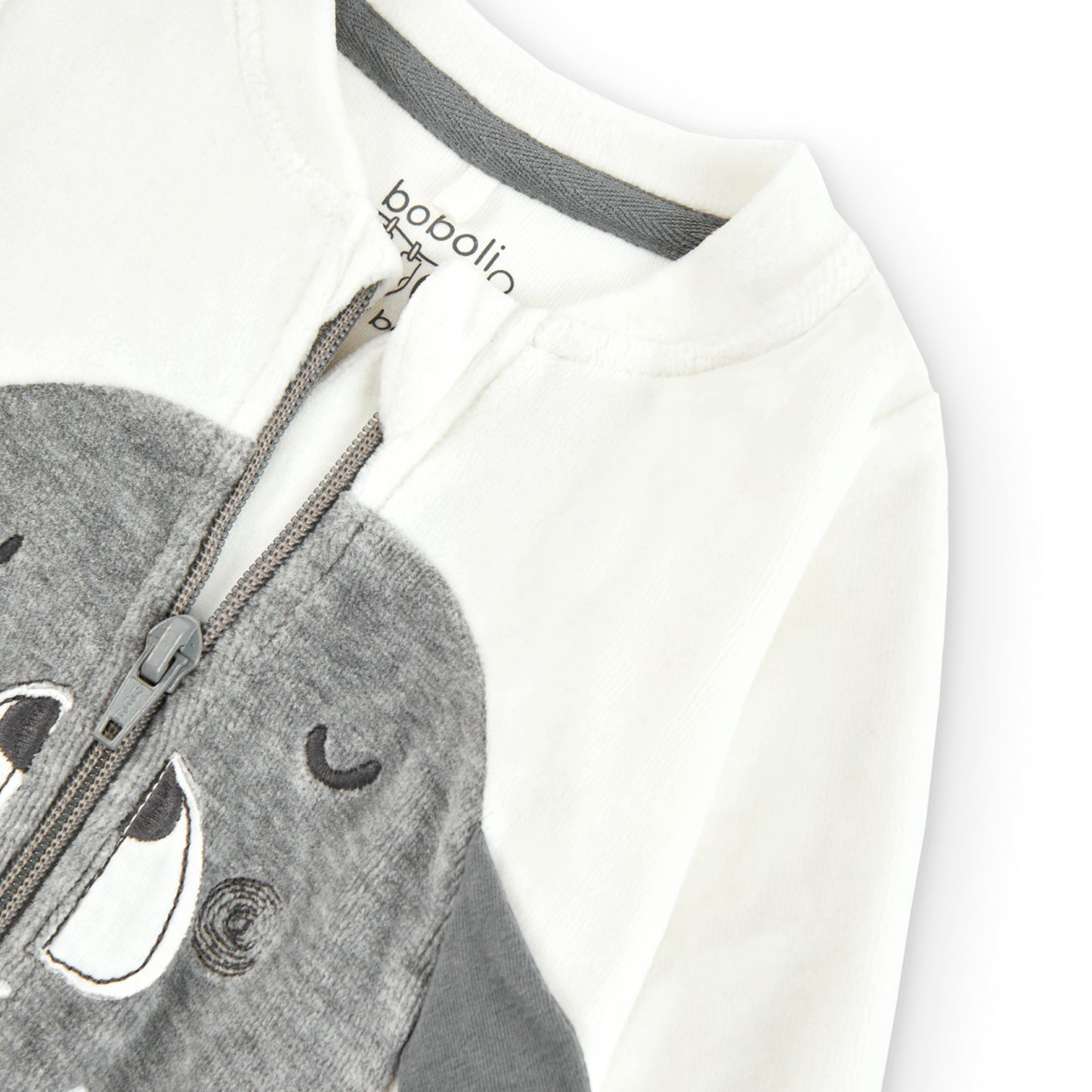 Pijama Terciopelo Boboli Perrito Gris