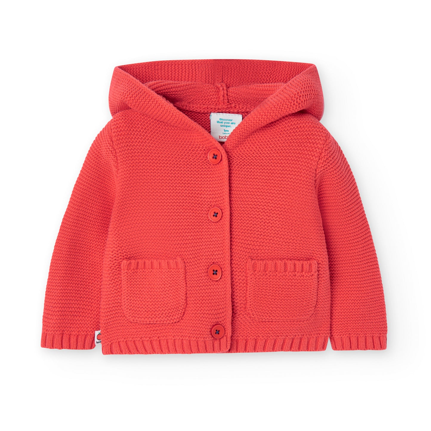 Sweater con capucha Boboli Rojo