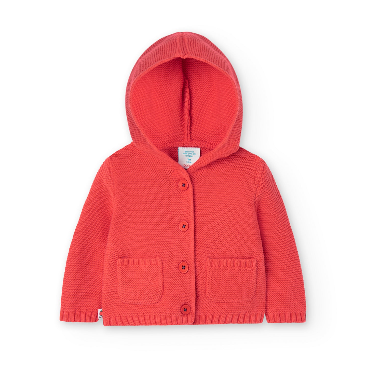 Sweater con capucha Boboli Rojo