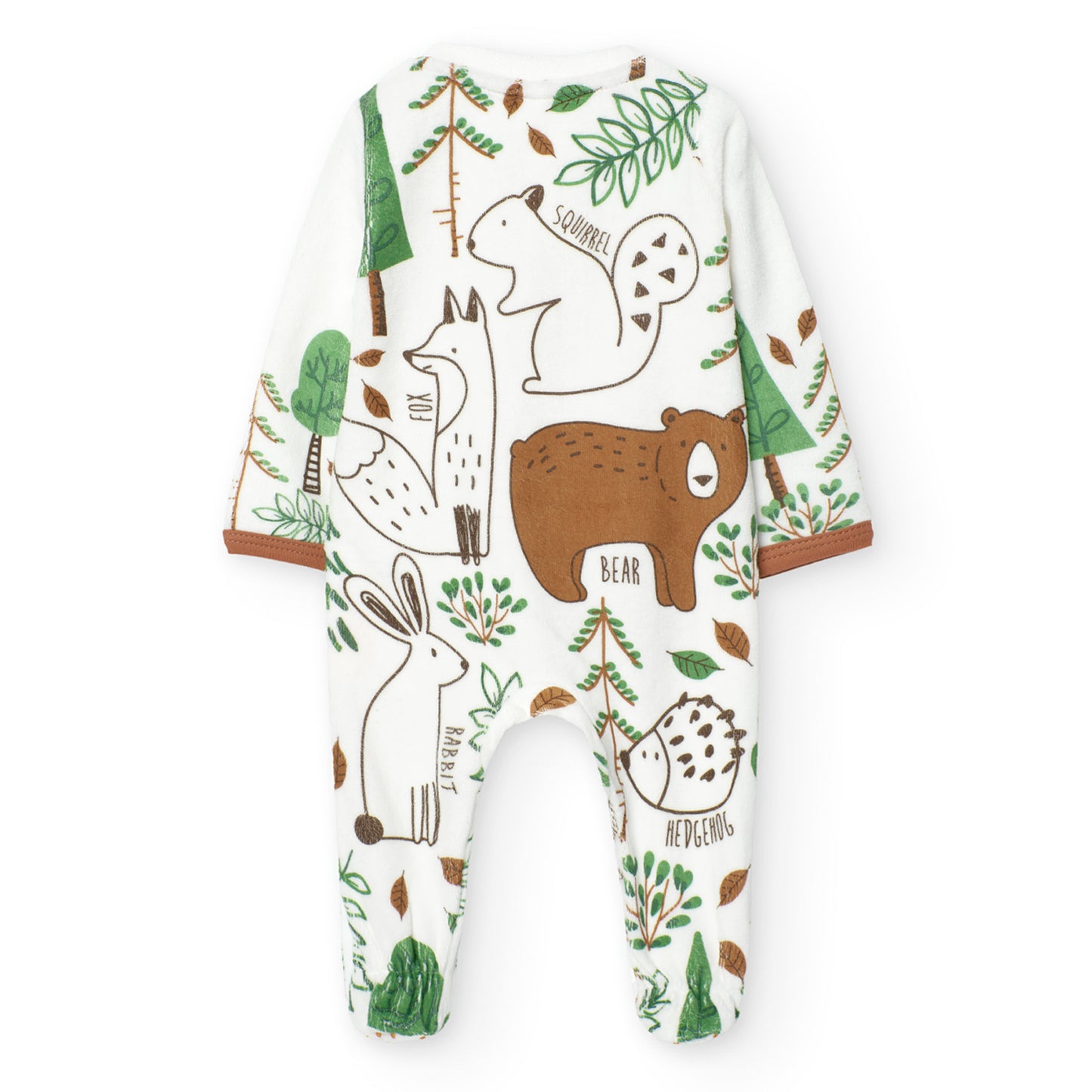 Pijama Terciopelo Boboli Forest Tales Crudo