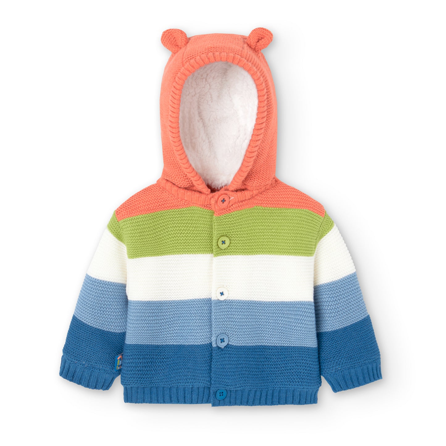 Sweater Abrigado Boboli Arcoiris y Figuras