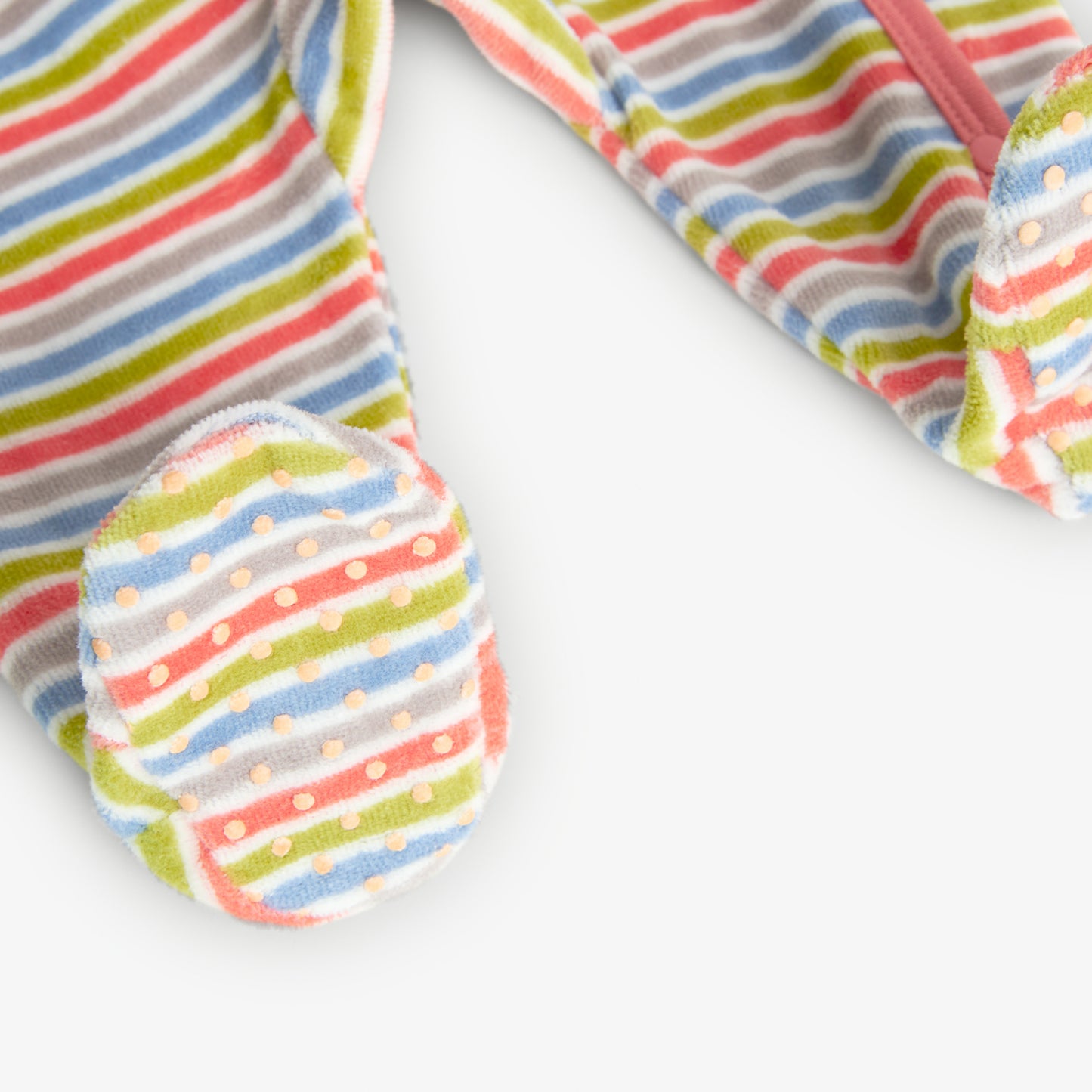 Pijama Terciopelo Boboli Arcoirirs y Figuras Coral