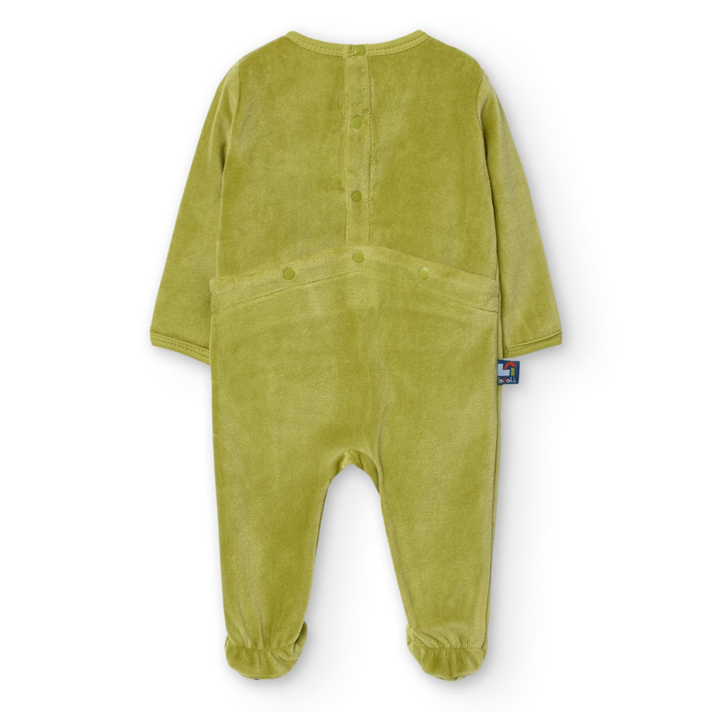 Pijama Terciopelo Boboli Arcoirirs y Figuras Kiwi