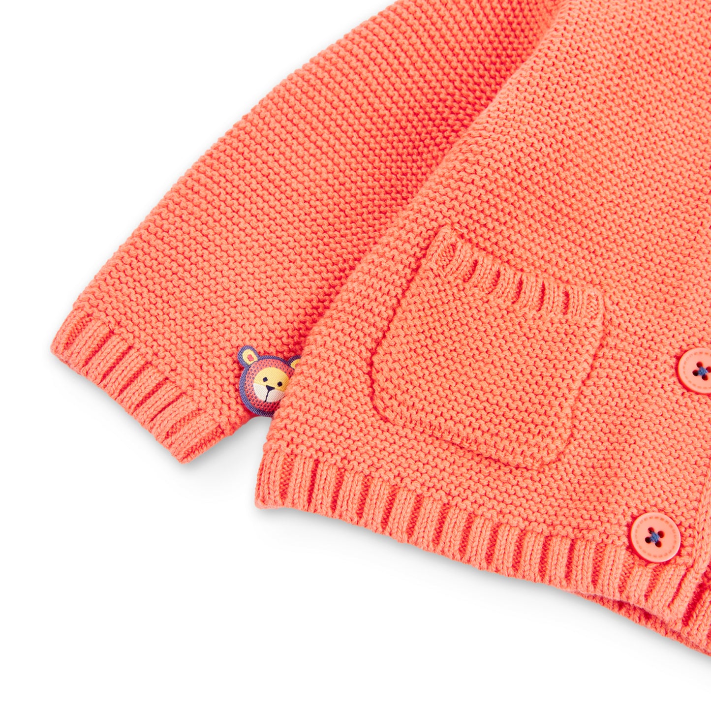 Sweater con Capucha Boboli Oso Naranja