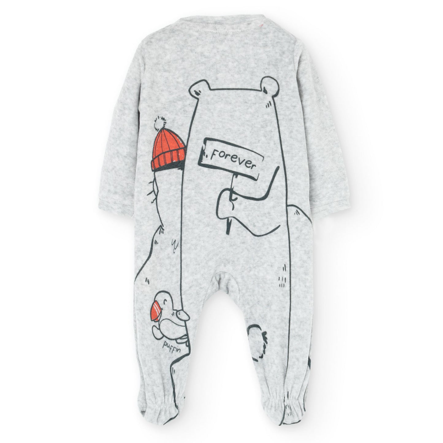 Pijama Terciopelo Boboli Amigos del Artico