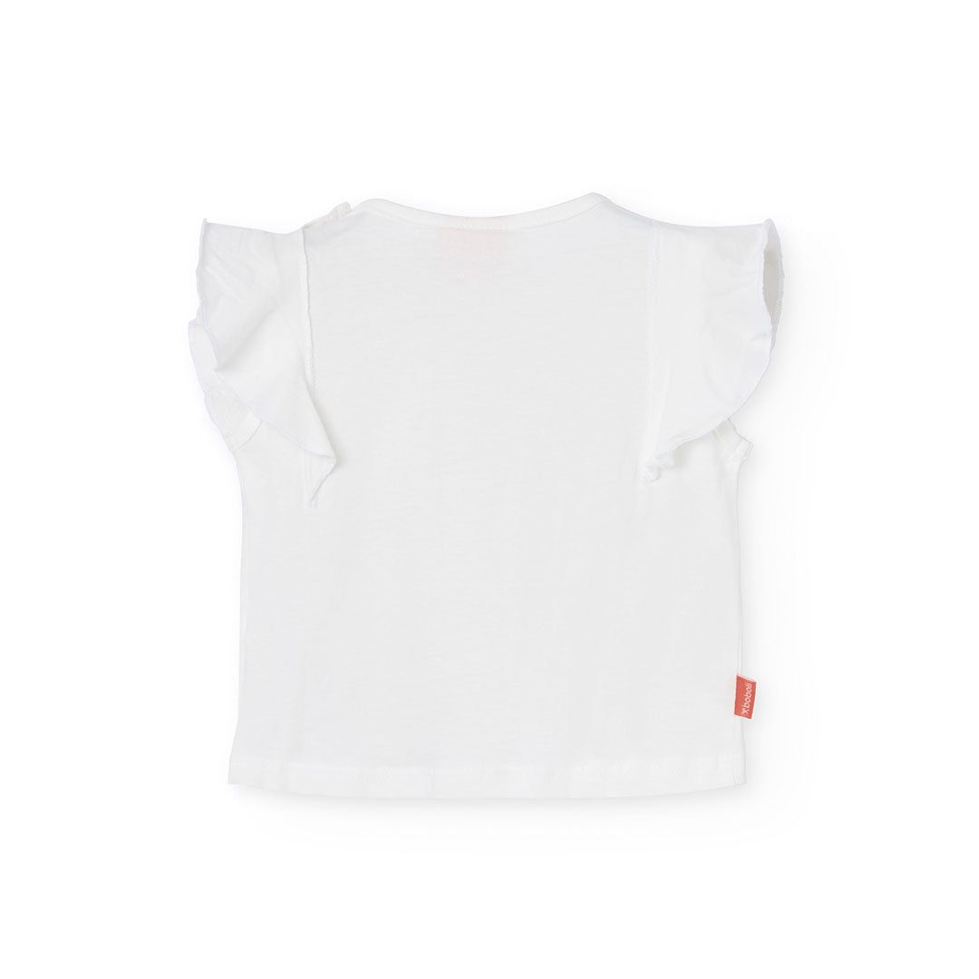 Camiseta MC Boboli Lovely Blanca