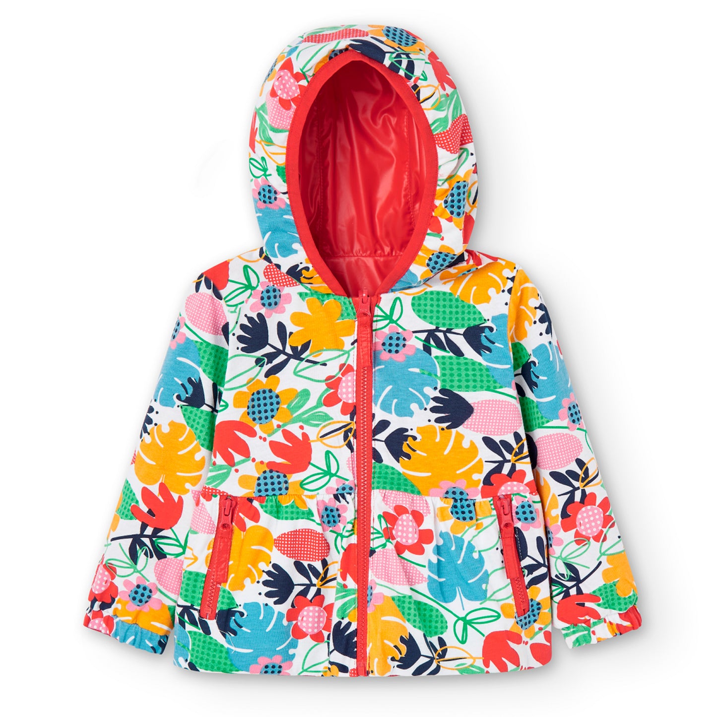 Chaqueta Reversible Boboli Estampado Flores
