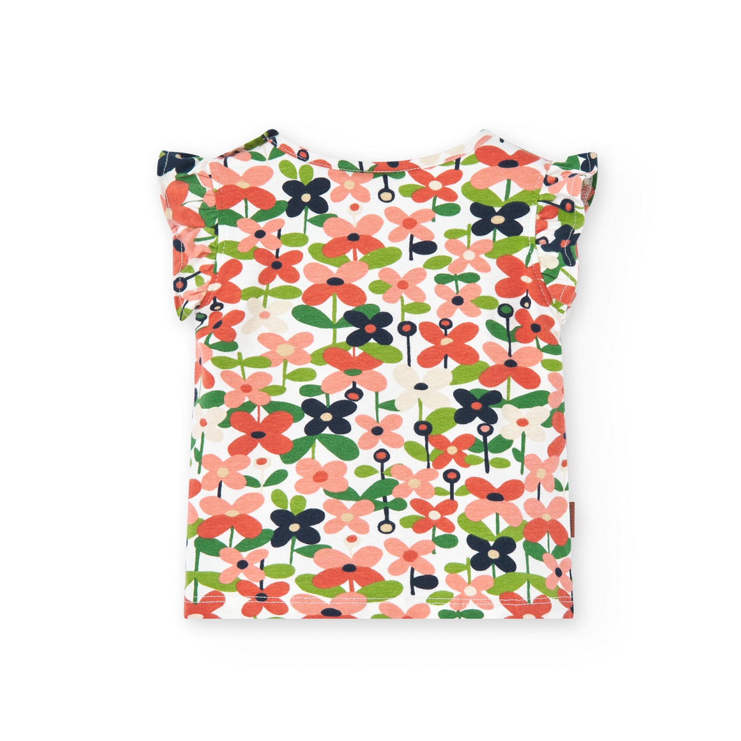Camiseta Boboli Estampado Flores Greenland