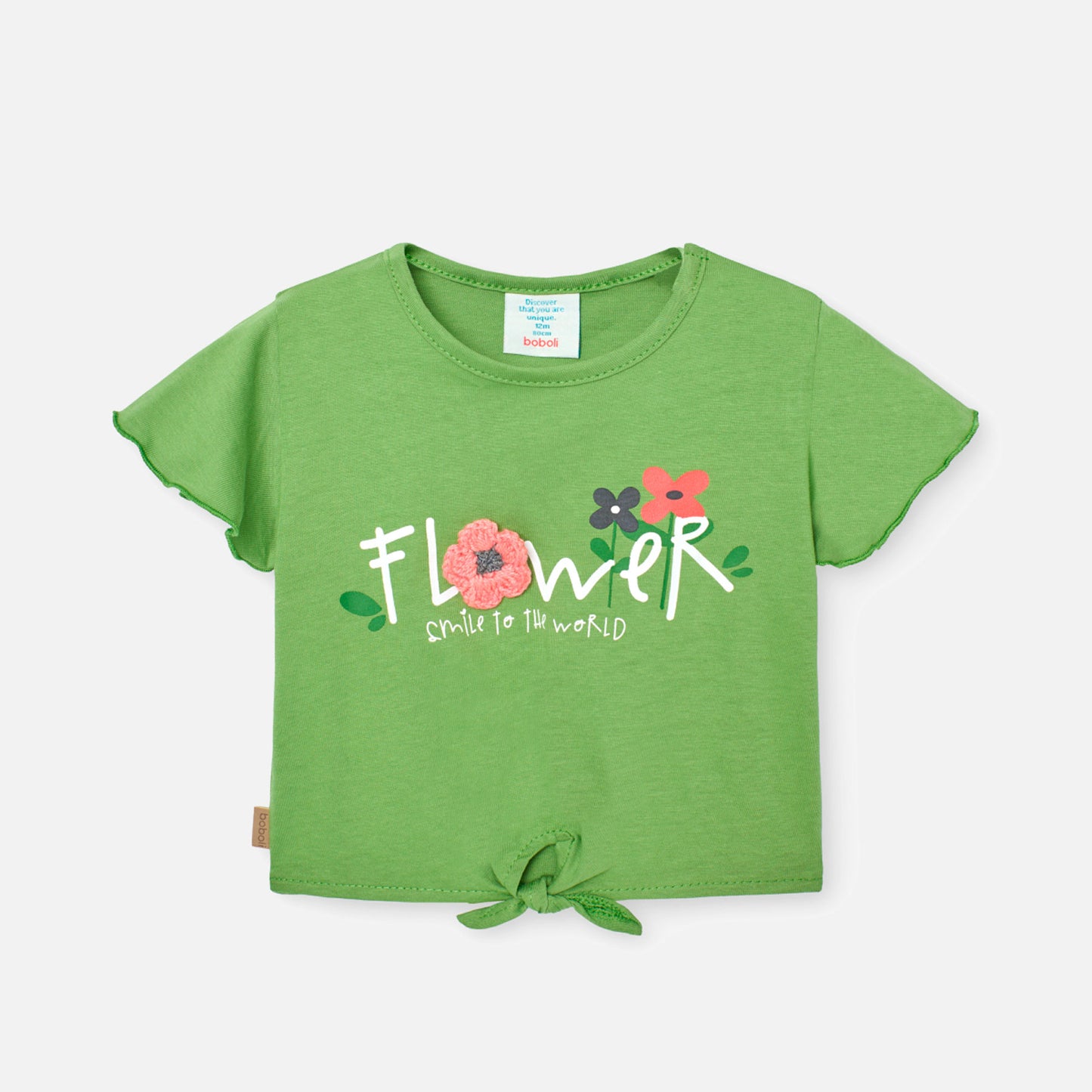 Camiseta con nudo Boboli Greenland Kiwi