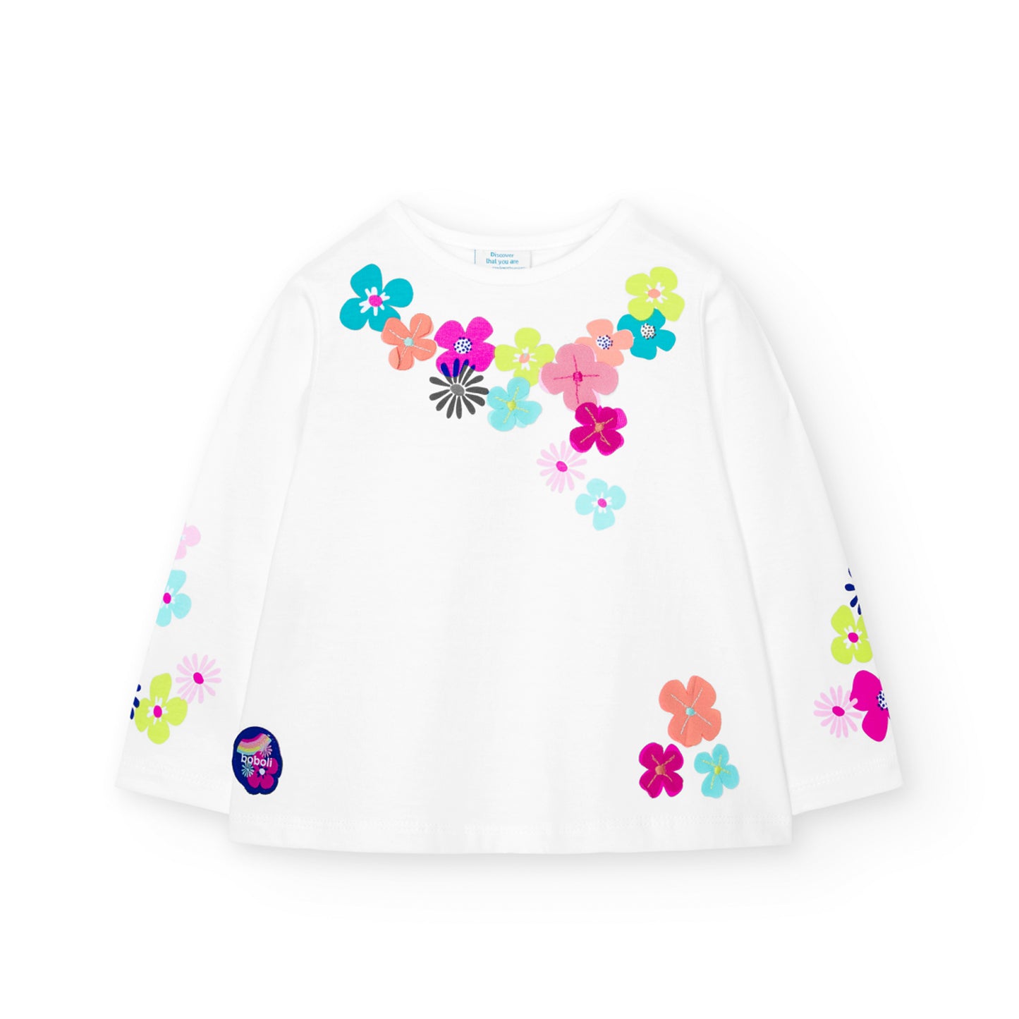 Camiseta Boboli Flores Pop