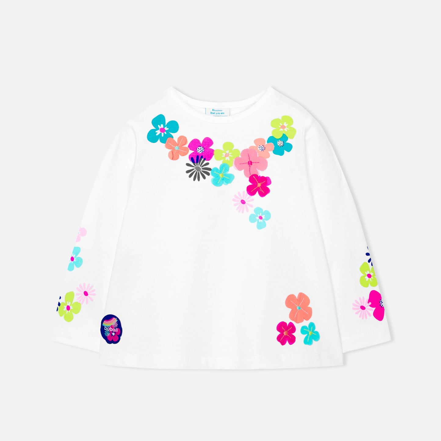 Camiseta Boboli Flores Pop