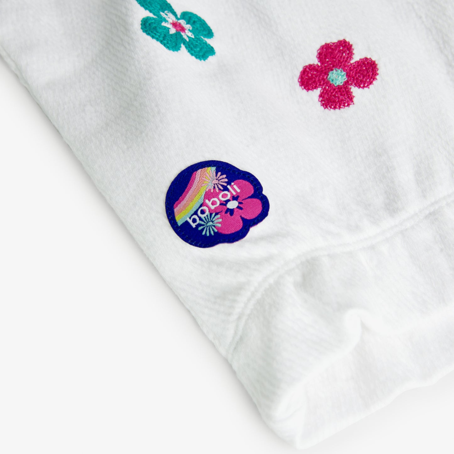Camiseta Boboli Flores Relieve Pop