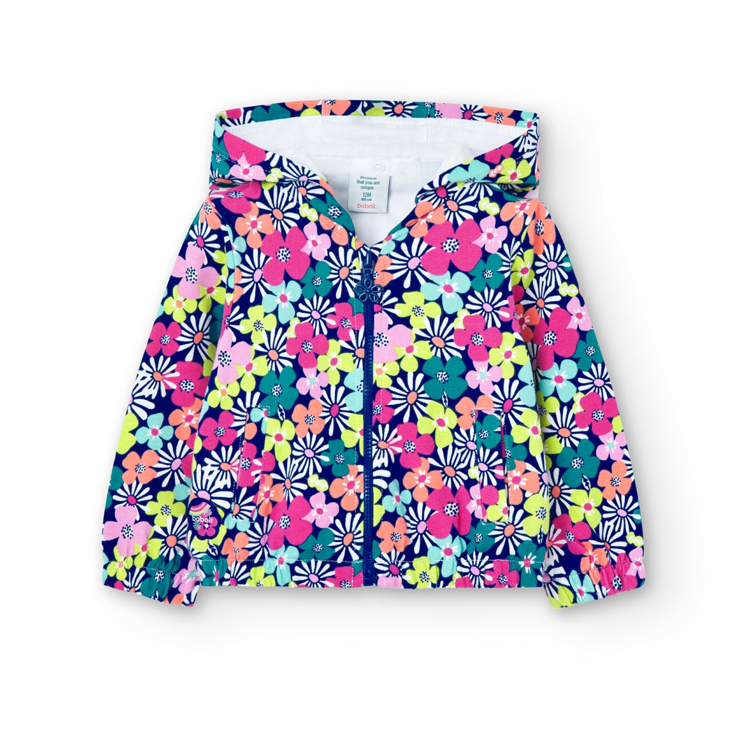 Chaqueta Boboli Estampado Flores Pop