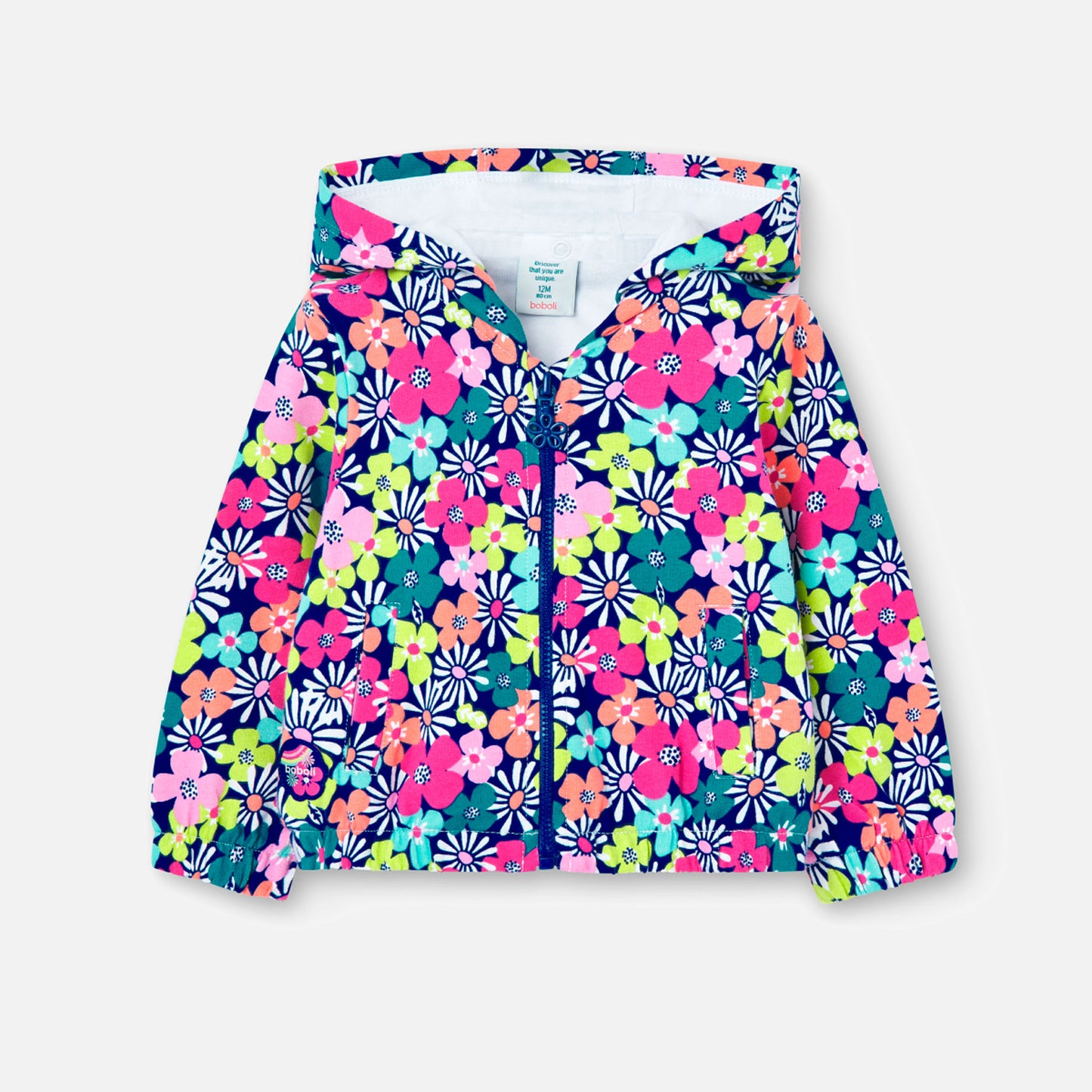 Chaqueta Boboli Estampado Flores Pop