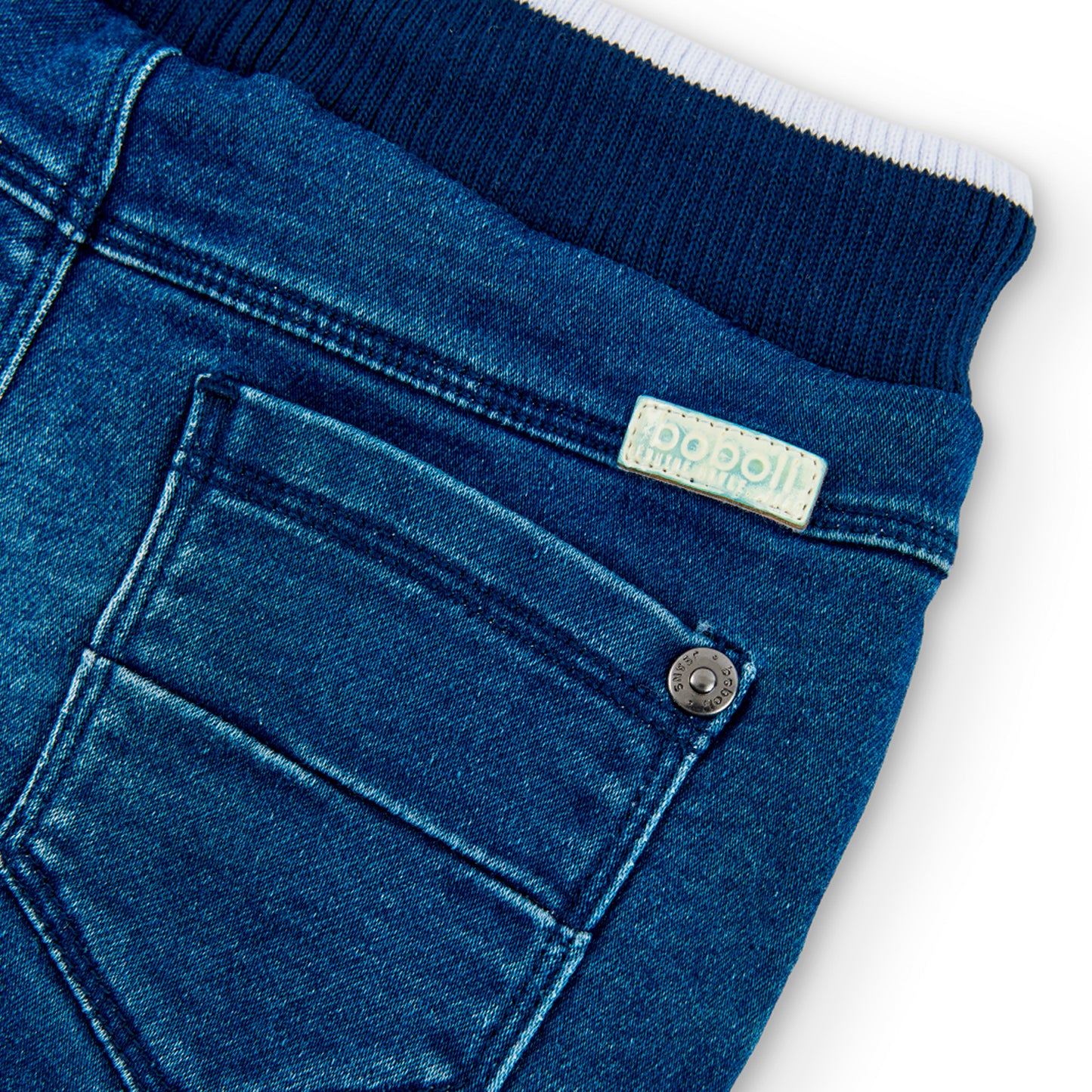 Pantalon Denim Boboli CA Blanco