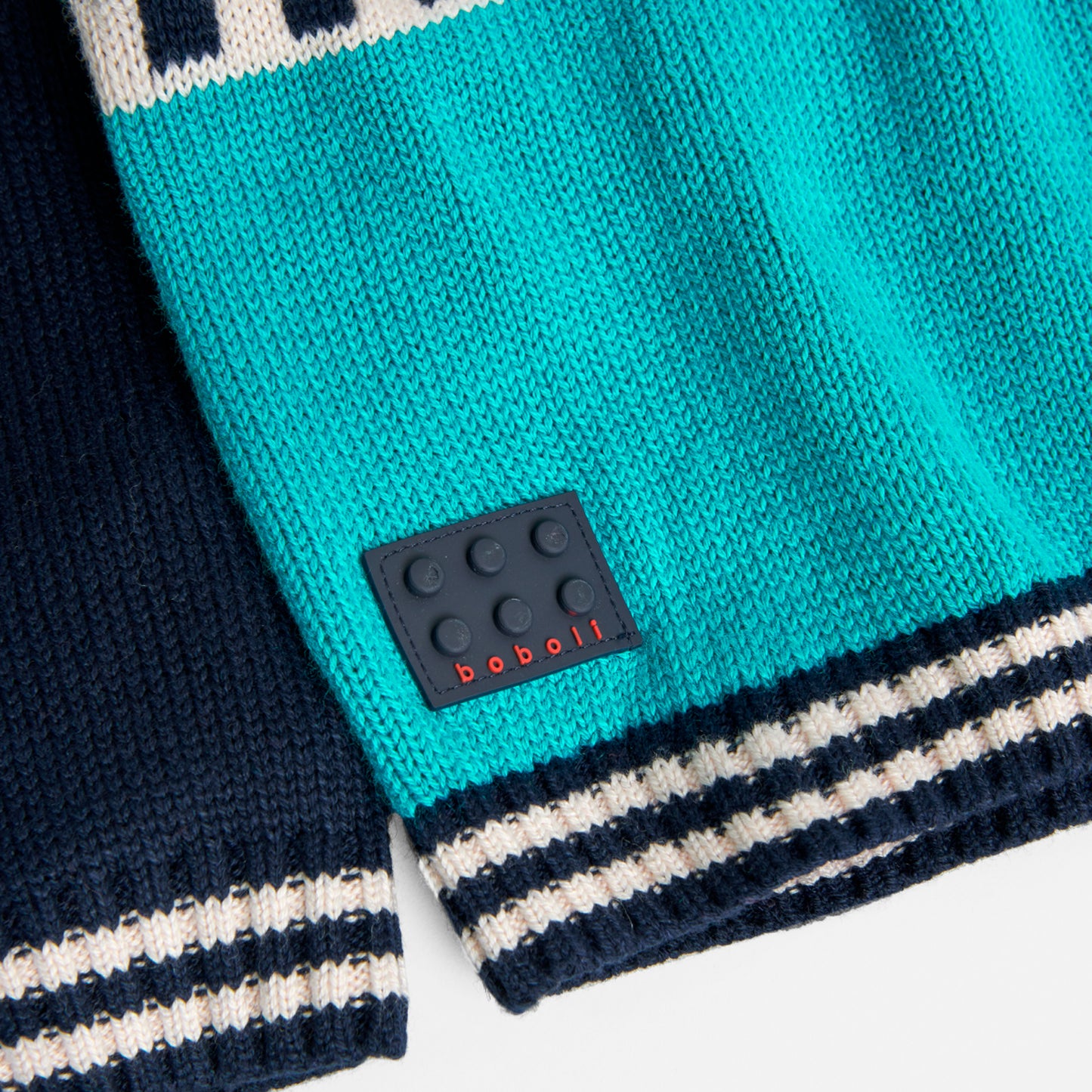 Sweater Tejido Boboli Cuadritos Azul