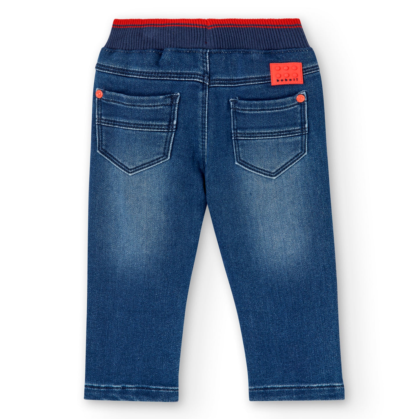 Pantalon Denim Boboli CA Rojo