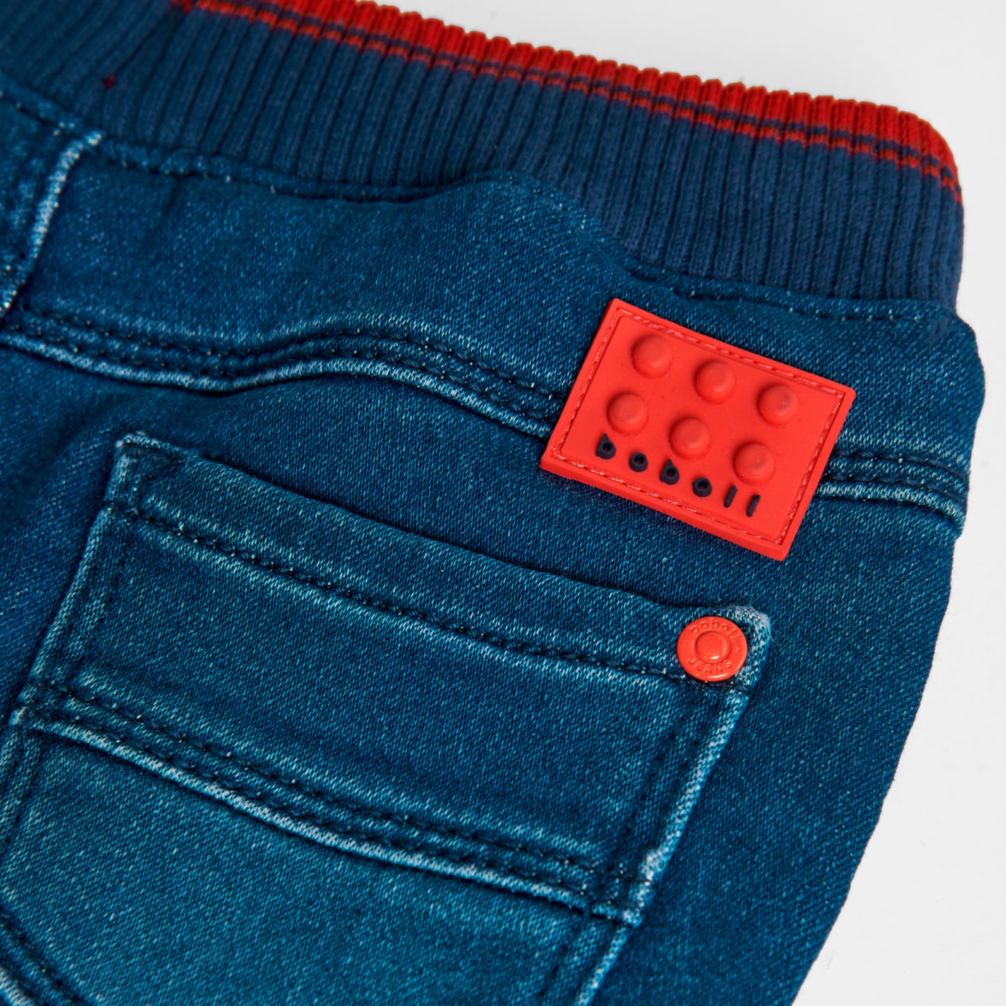 Pantalon Denim Boboli CA Rojo