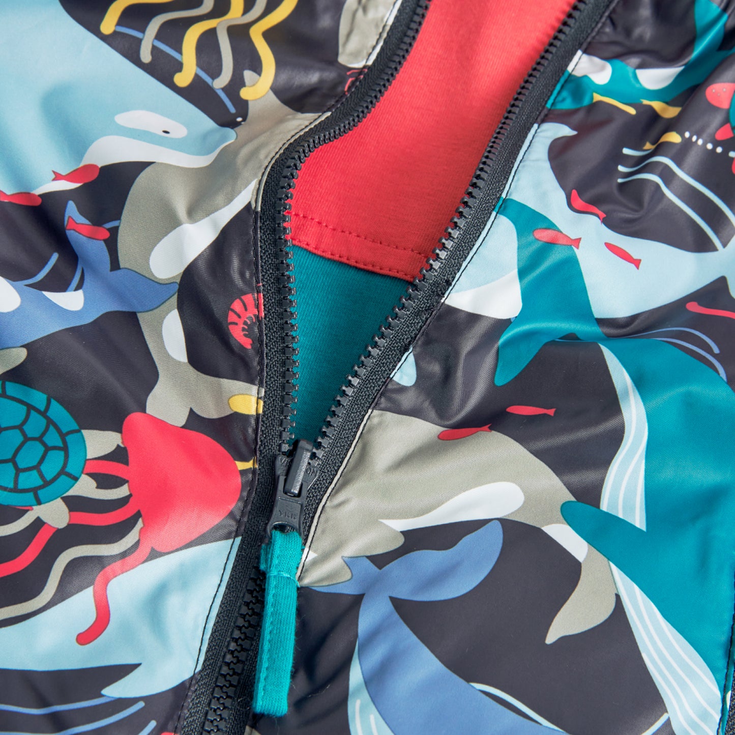 Chaqueta Reversible Boboli Estampado Oceano