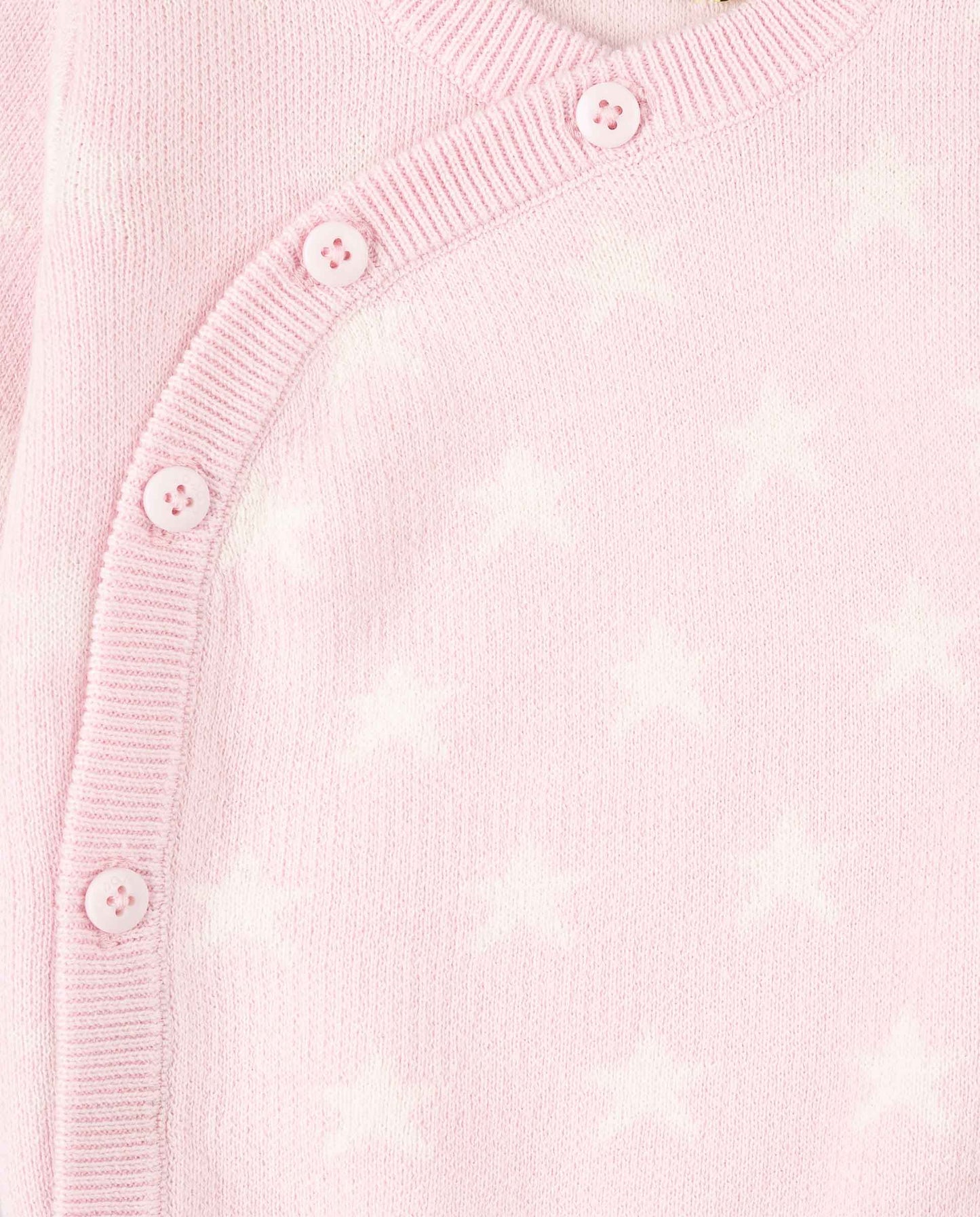 Conjunto Primera Muda Losan Estrellas Rosa