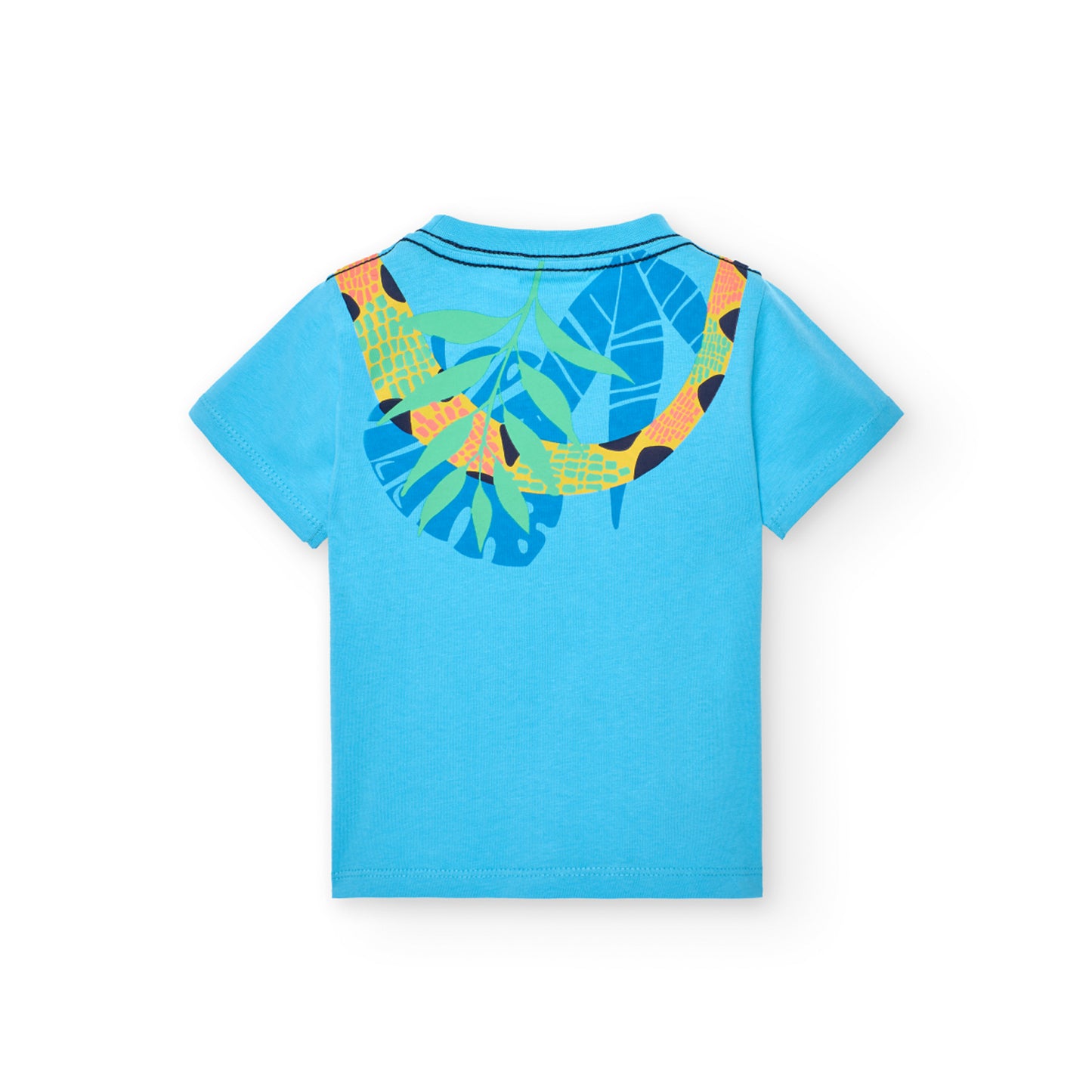 Camiseta MC Boboli Lagartija Pop Turquesa