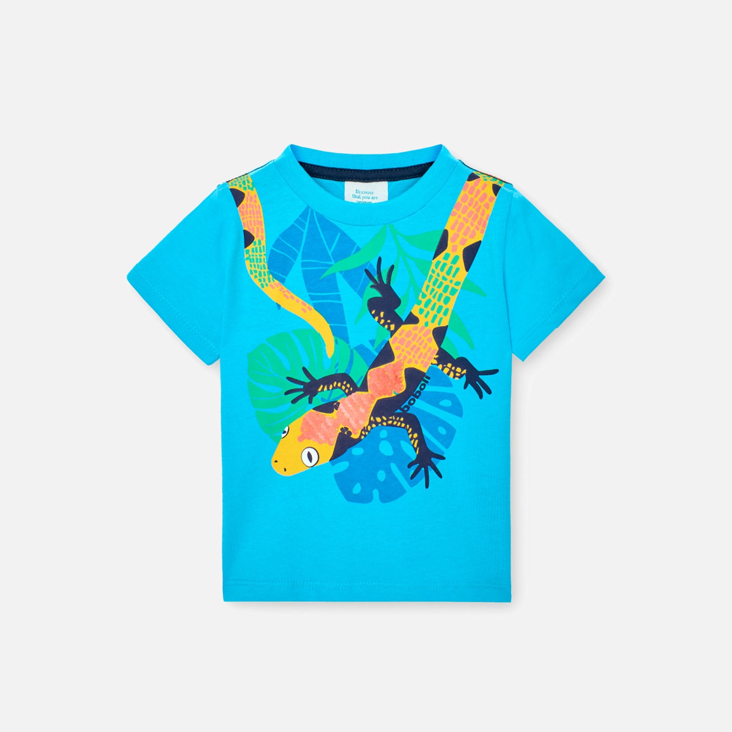 Camiseta MC Boboli Lagartija Pop Turquesa