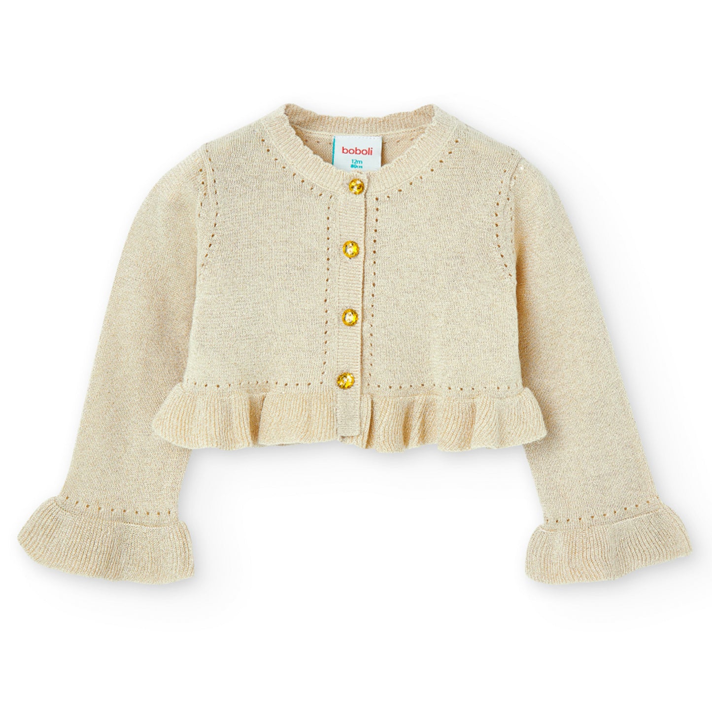 Sweater Tejido Boboli Chic Dorado