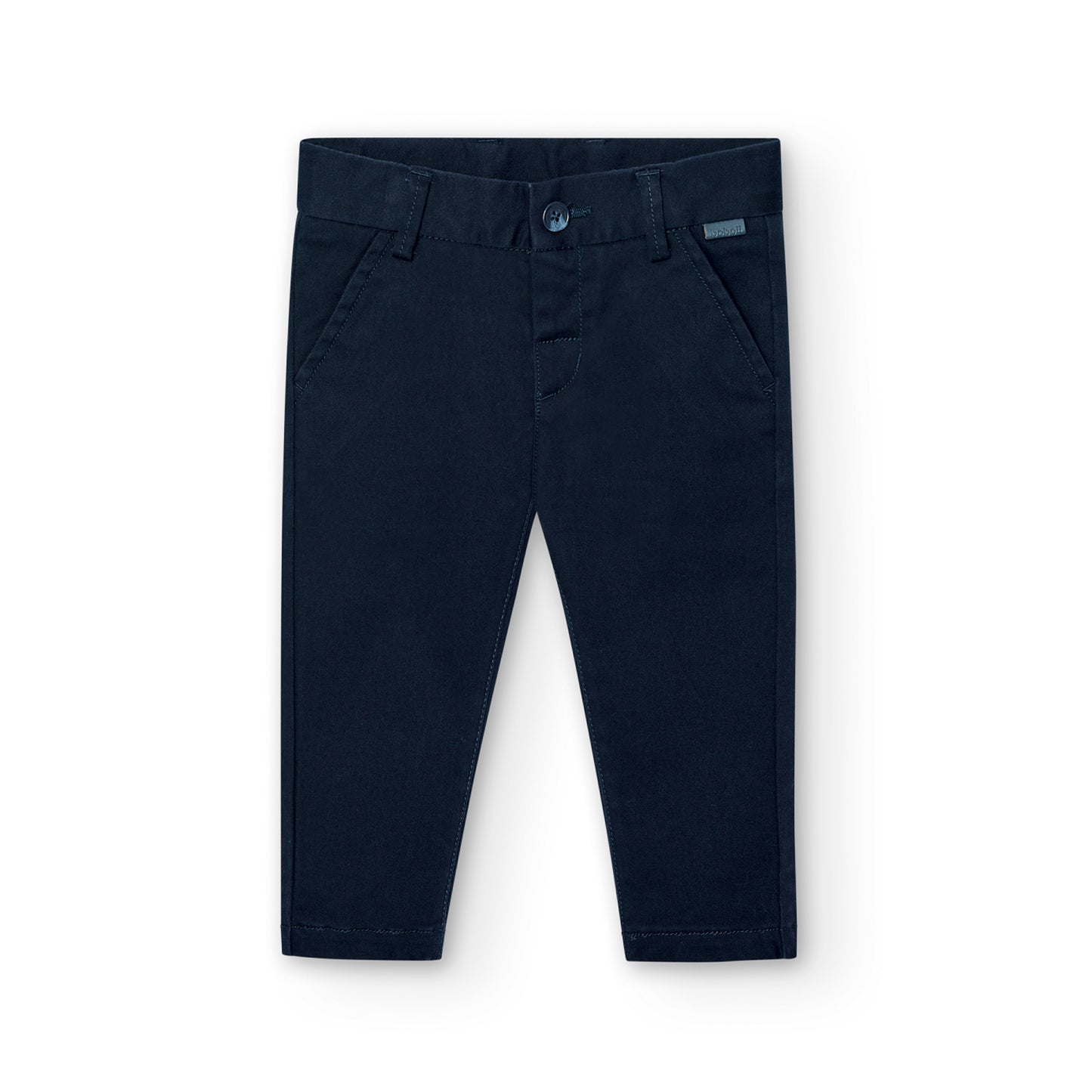 Pantalon Saten Elastico Boboli Marino