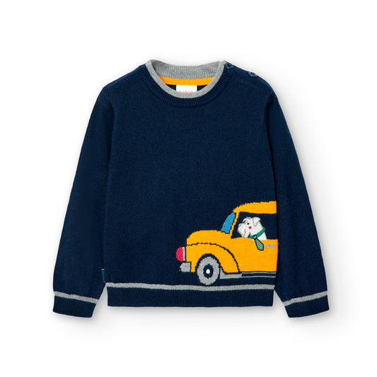 Sweater Tejido Boboli Perrito Marino
