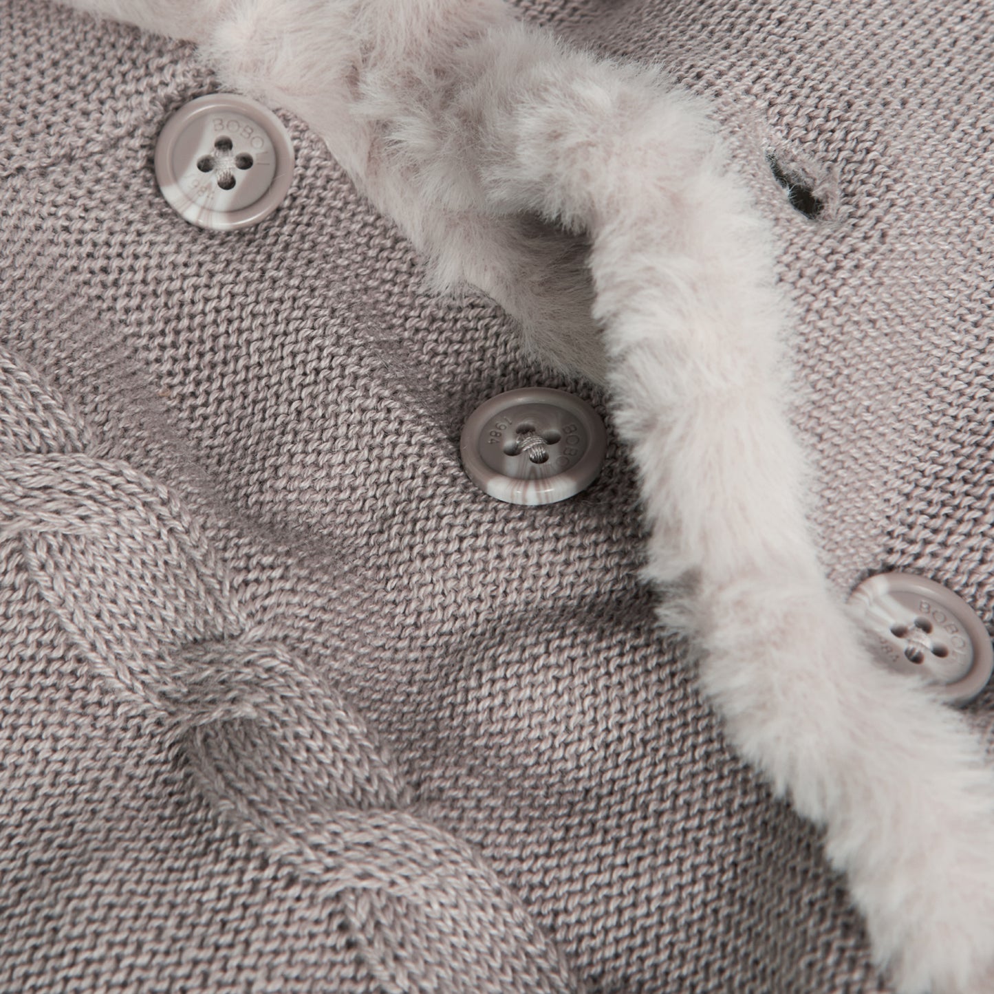 Sweater Reversible Boboli Dulce Invierno Moka