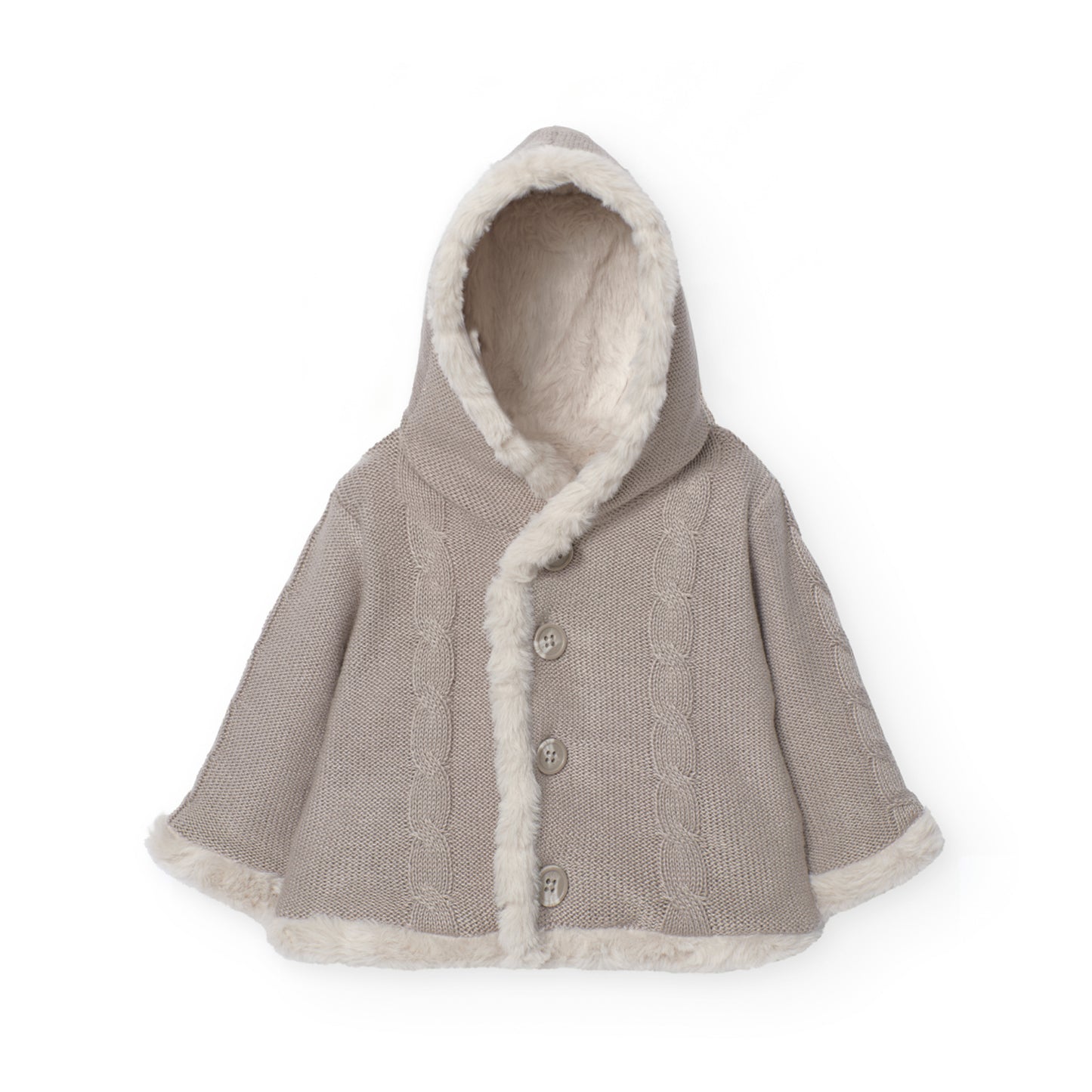 Sweater Reversible Boboli Dulce Invierno Moka