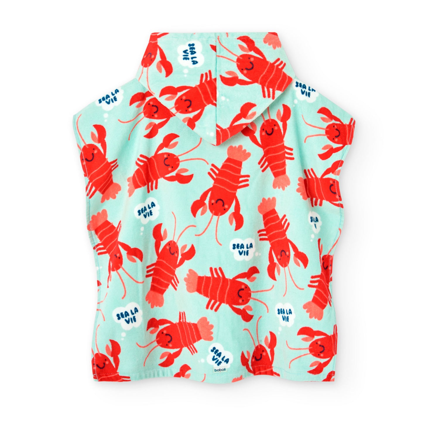 Toalla con Capucha Boboli Langostas