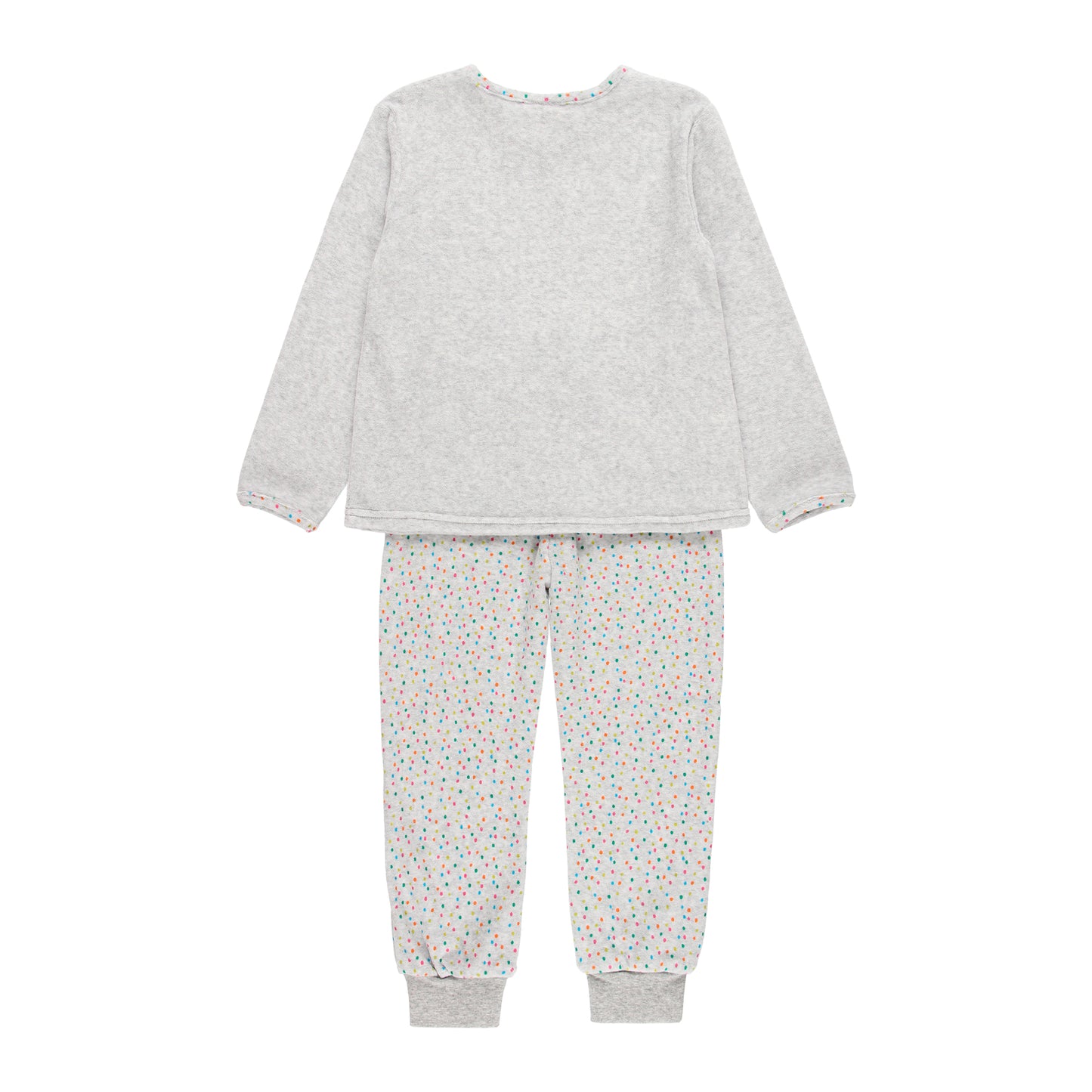 Pijama Terciopelo Boboli Perrito Gris