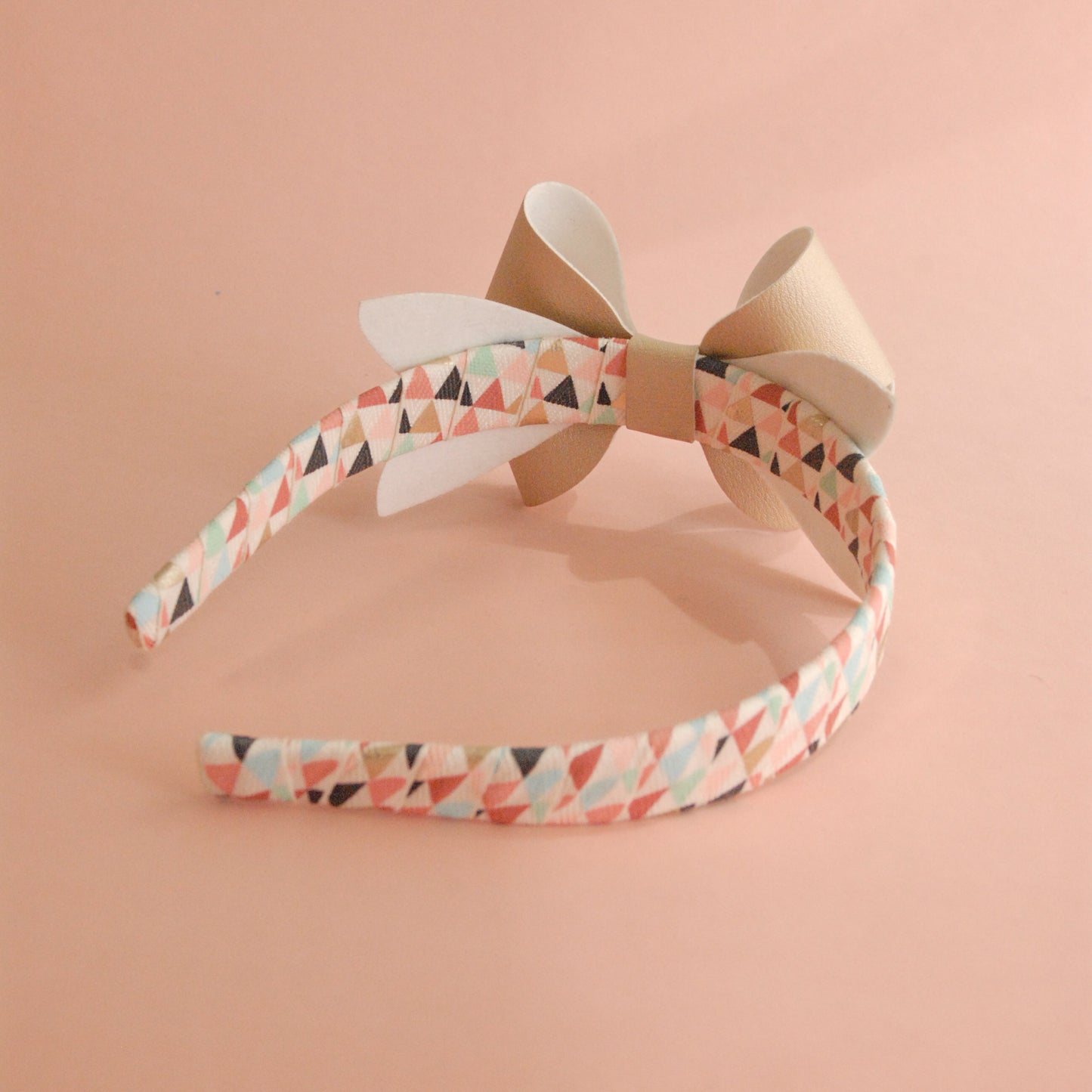Diadema MrFox Maxi Moño Dorado