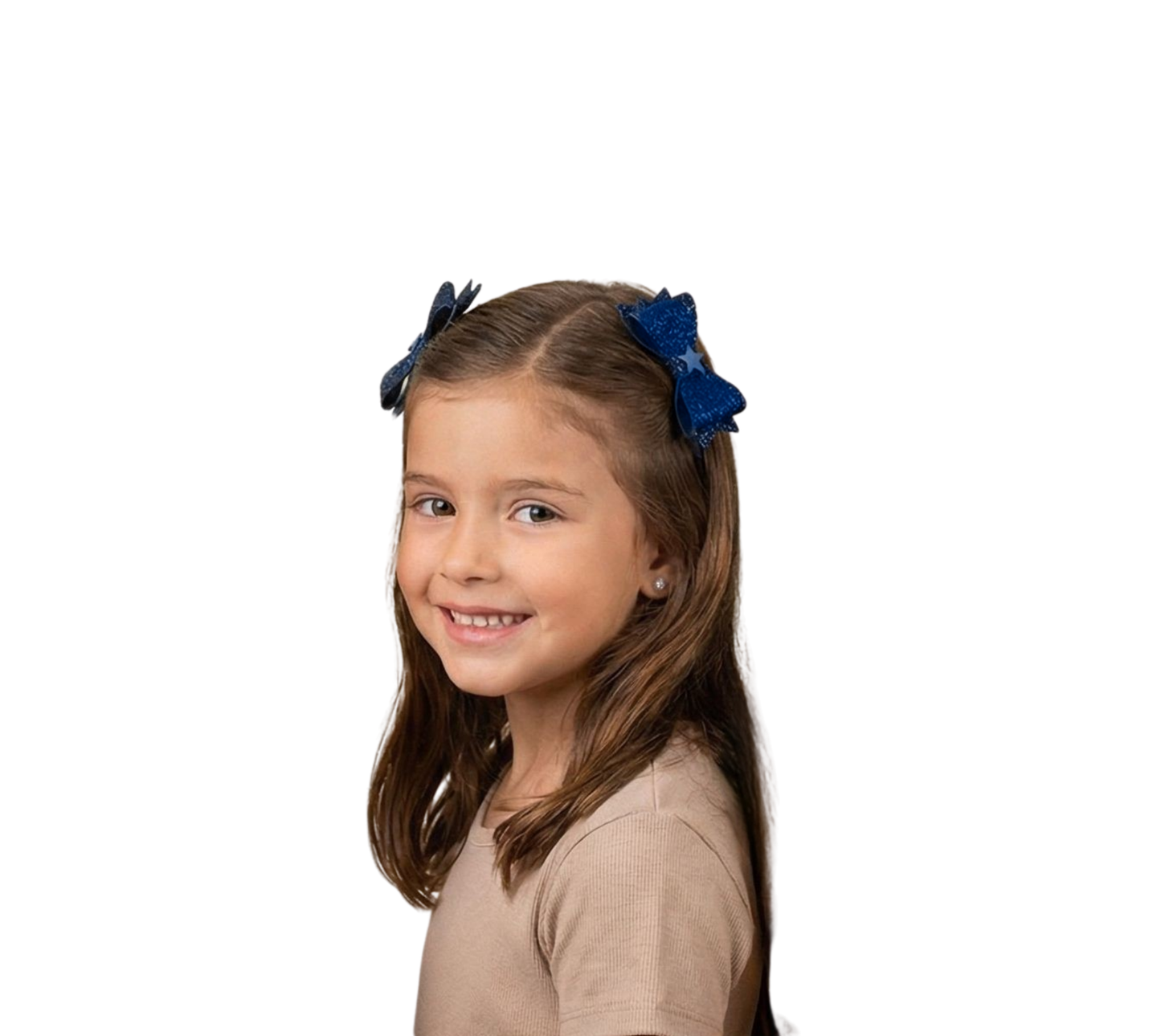 Hebilla MrFox Moño Corbatín Azul X2