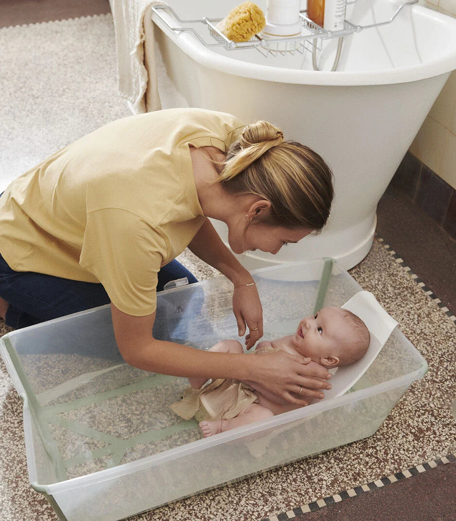 Combo Bañera Flexibath XL Stokke Blanca + Soporte